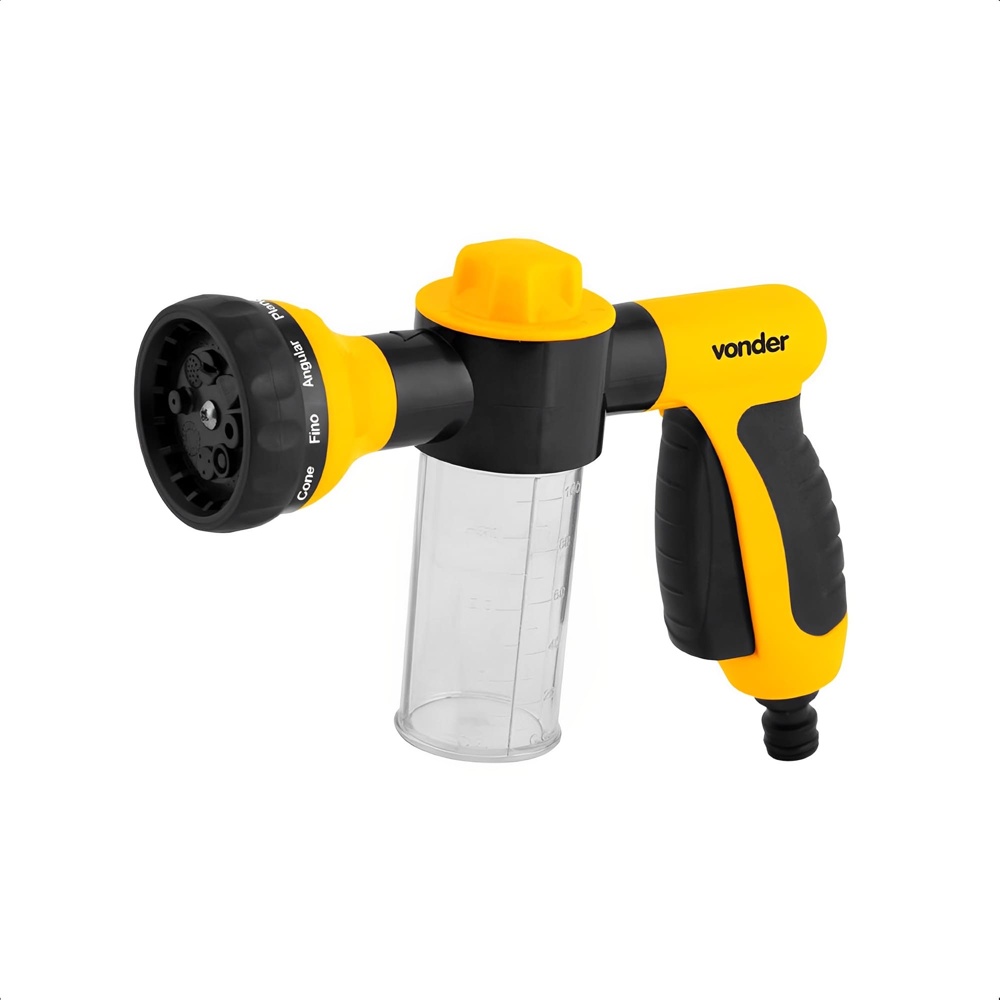Esguicho Plástico com Sistema Lock On e 8 Funções para Jardim Vonder - 31.98.012.108