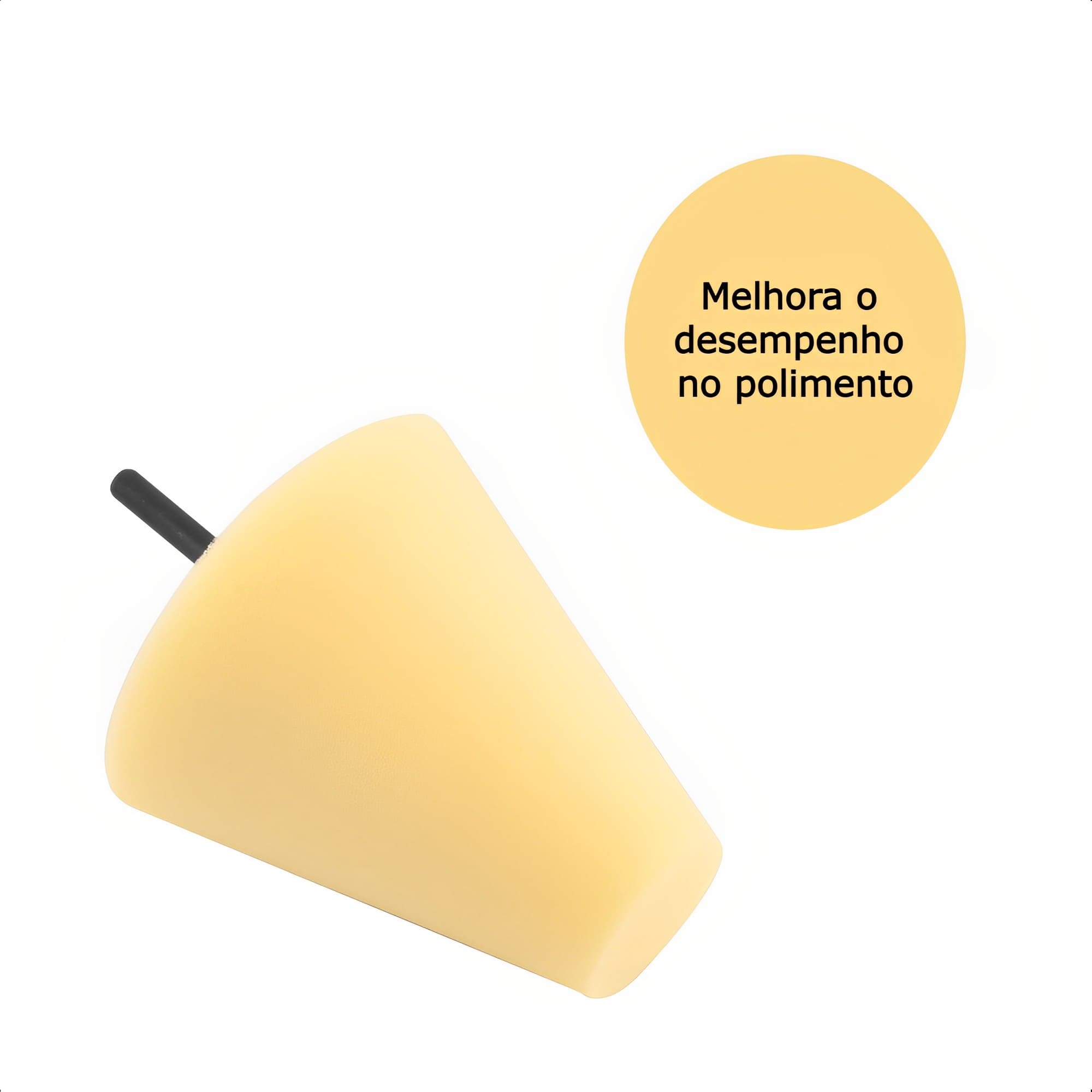Cone de Espuma em Formato Cônico para Polimento Automotivo Vonder - 63.64.005.005
