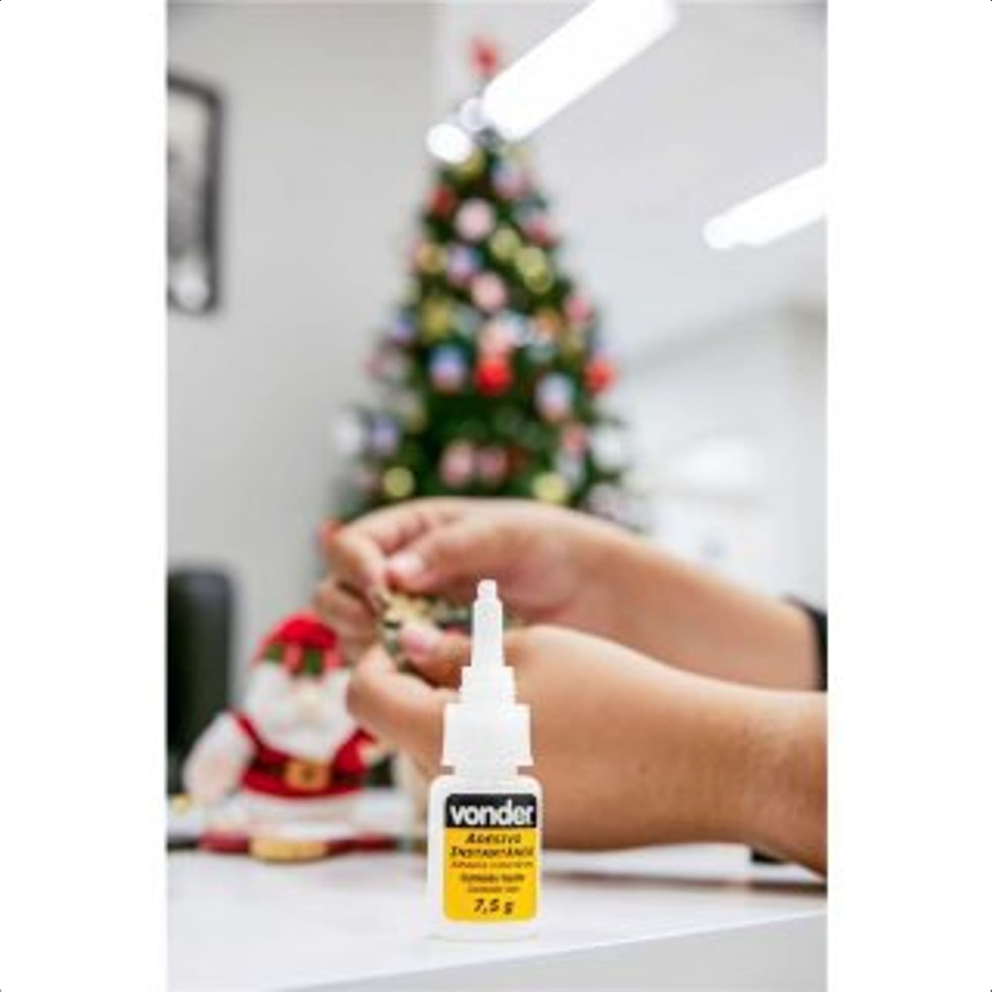 Cola Instantânea Transparente Multiuso Madeira/Metal/Plástico/Borracha 7,5g Vonder - 1662075000