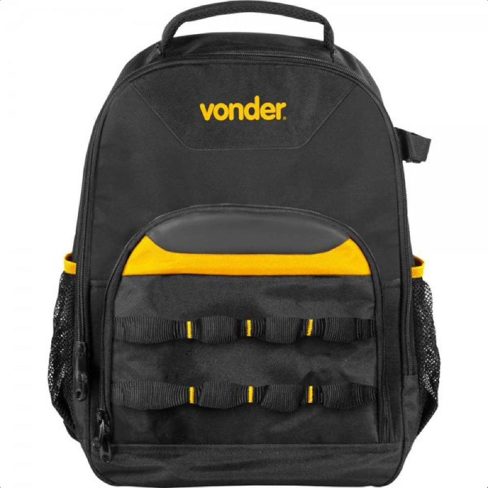 Mochila para Ferramentas Lona Reforçada até 15kgf Mov 0400 Preto Vonder - 3540500040