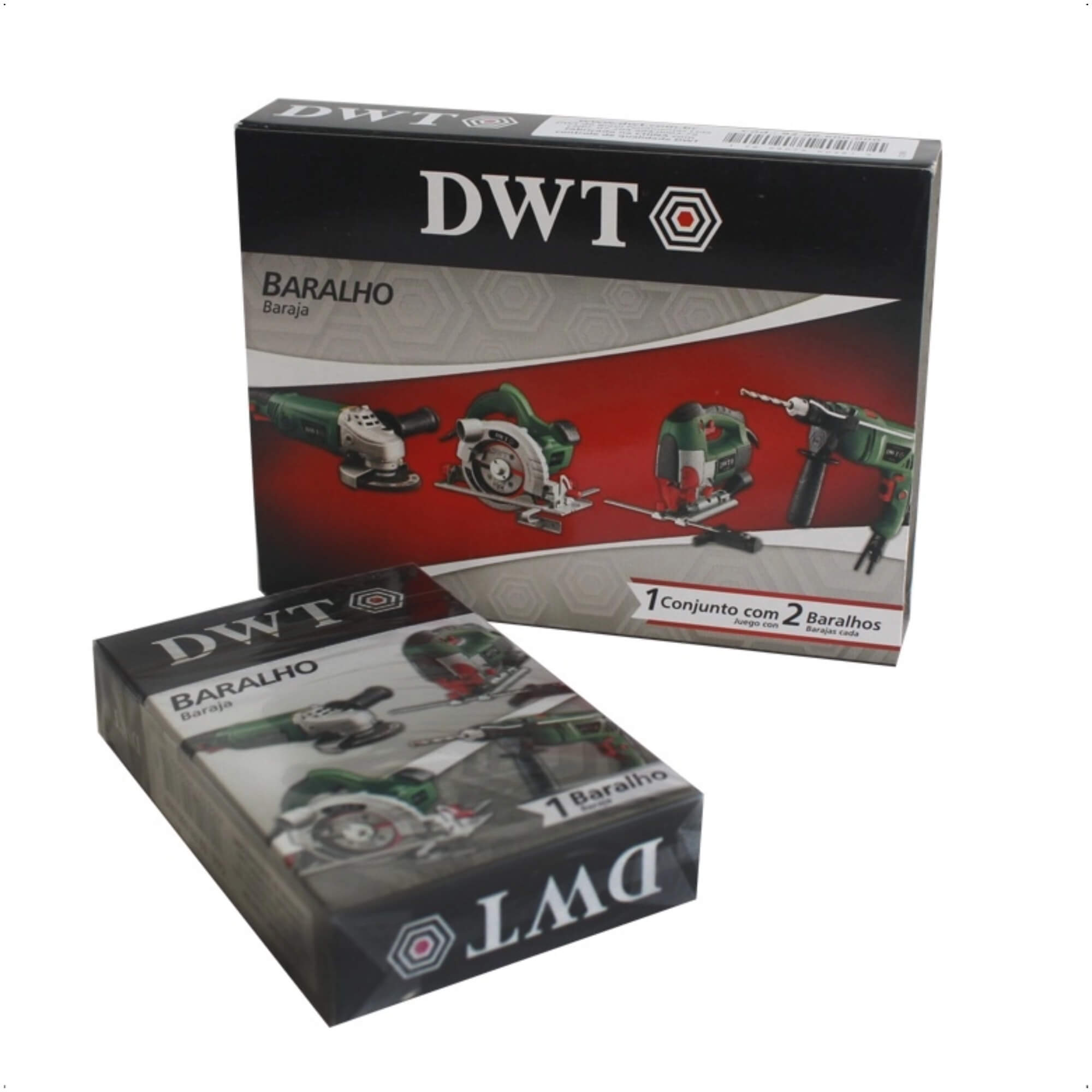 Jogo de Baralhos com 2 Peças / Para Lazer - DWT - 9299600000