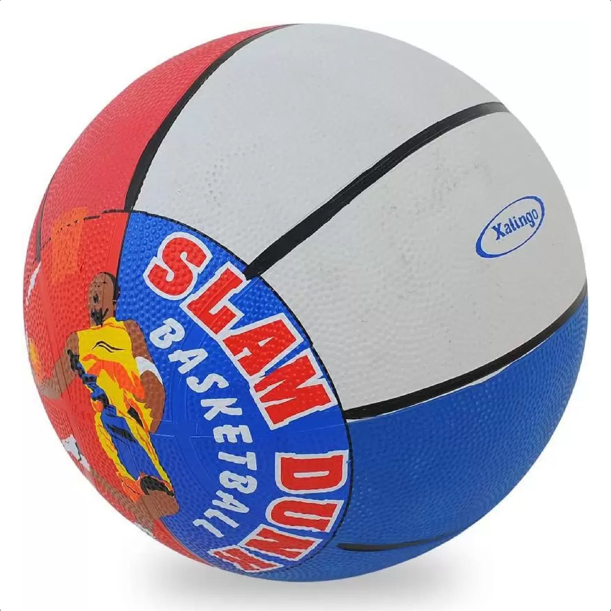 Bola De Basquete Colorida Infantil Leve Material Resistente +De 3 Anos Xalingo - 04598
