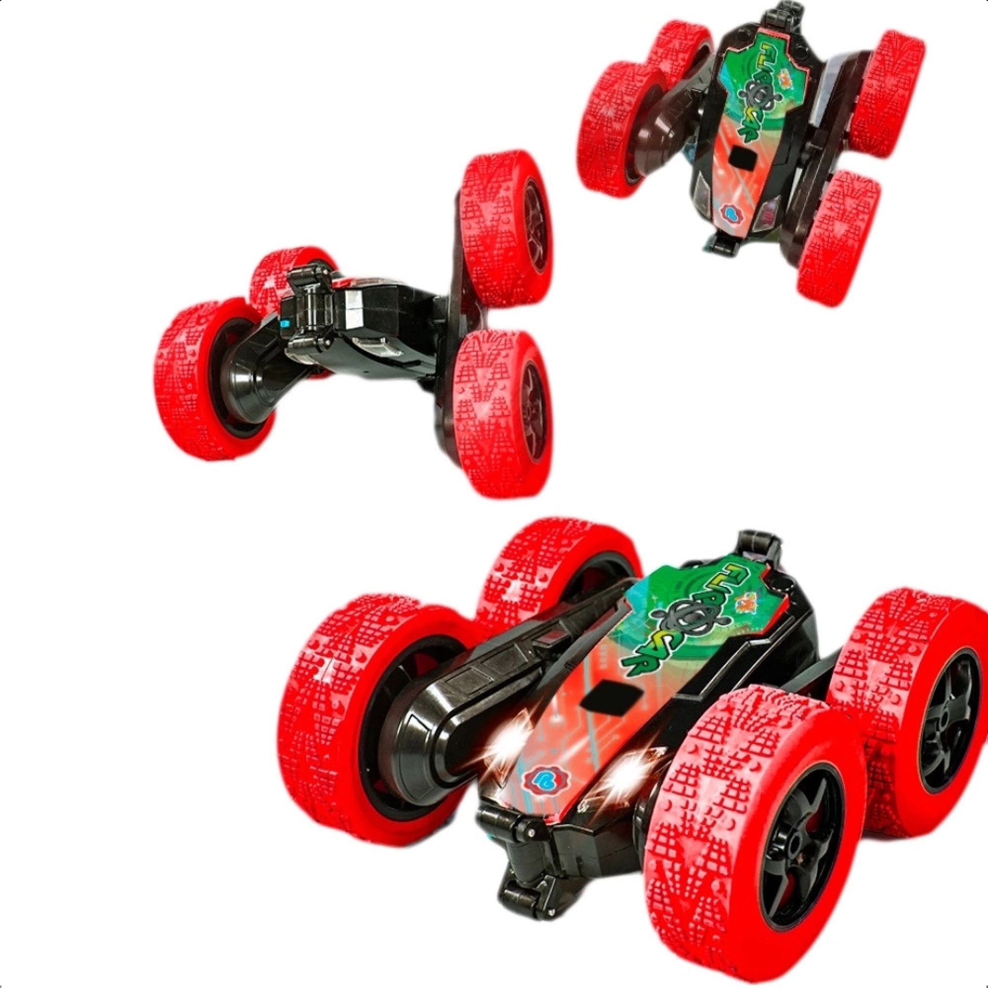 Carrinho de Controle Remoto Flipcar Manobras 4x4 Bateria Recarregável +4 Anos Polibrinq - CAR2262