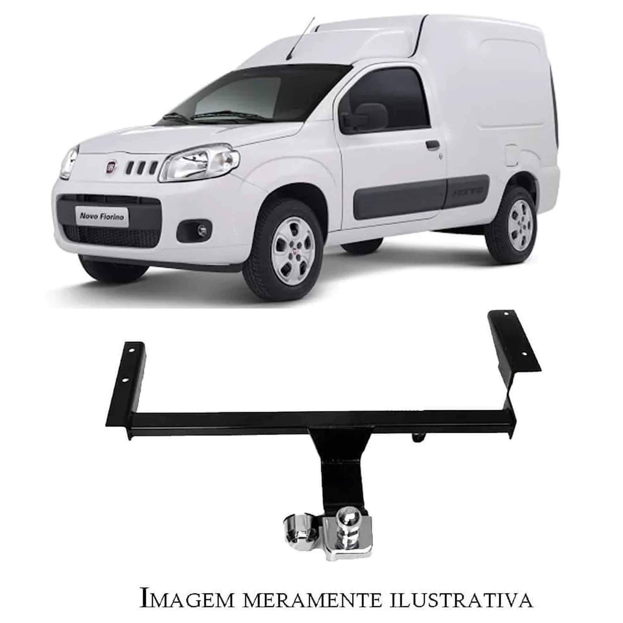 Engate de Reboque Removível Braconi Iveco Daily 2008 até 2019 Tração até X - BRC-REM-IM-252