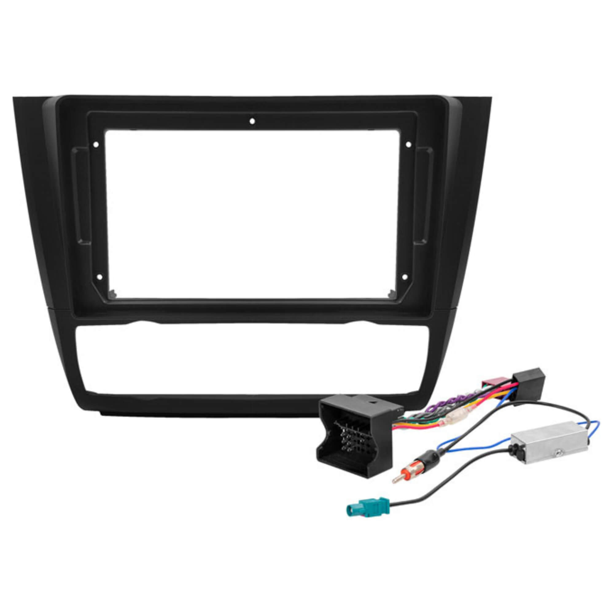 Kit Instalação de Multimídia 9Pol. BMW Serie 1 118i/120i/130i 2007-2011 Moldura(AR DIGITAL) Expex