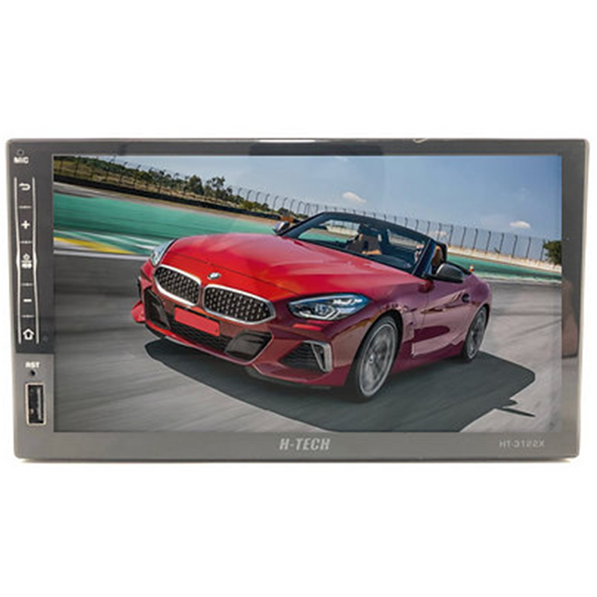 COMP Kit Central Multimídia 2 Din 7 Polegadas MP5 HT-3122X H-Tech + Câmera de Ré