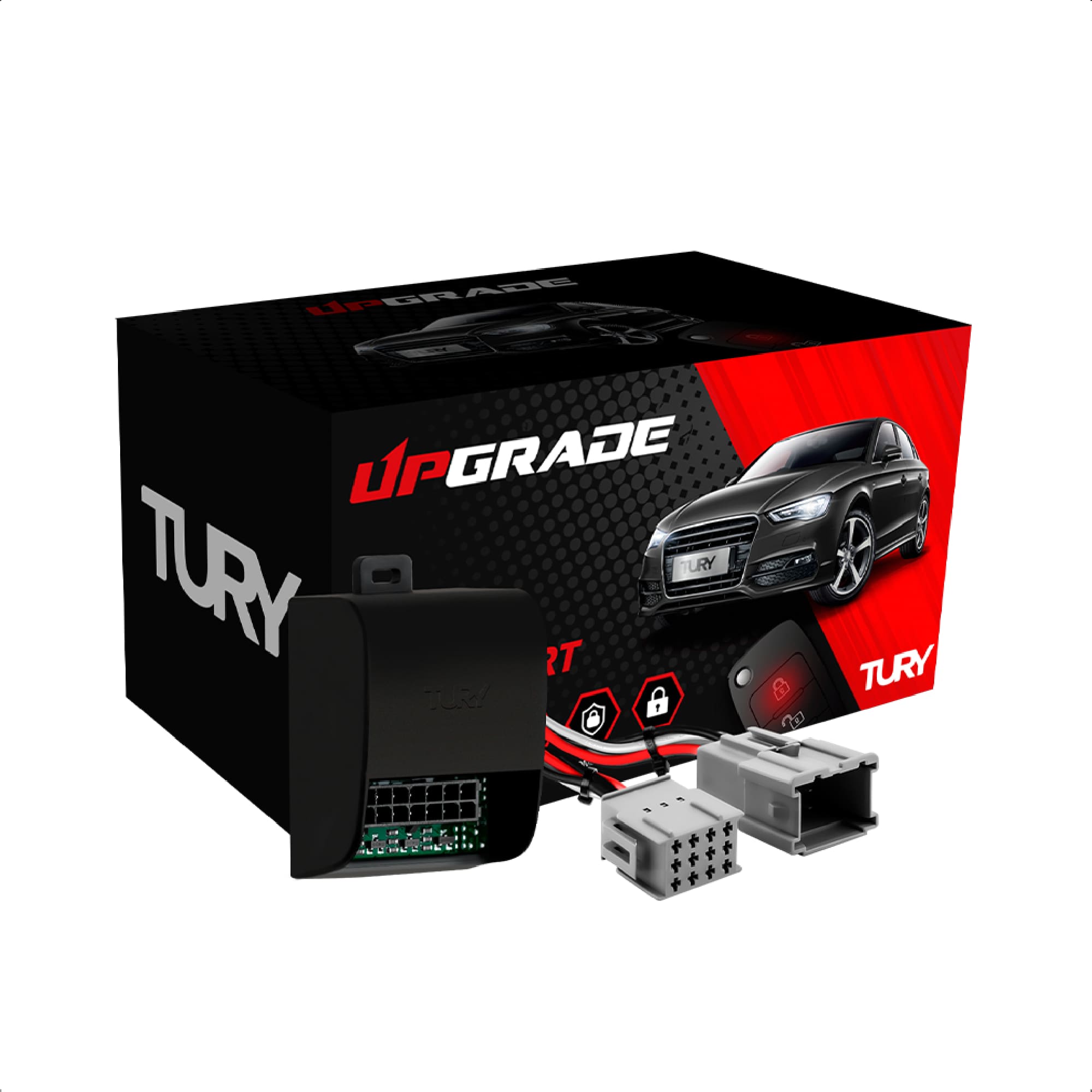 Módulo De Vidro + Retrovisores City 2022+/HRV 2023.. Rebatimento, Plug in Play - Tury PRO3.4B