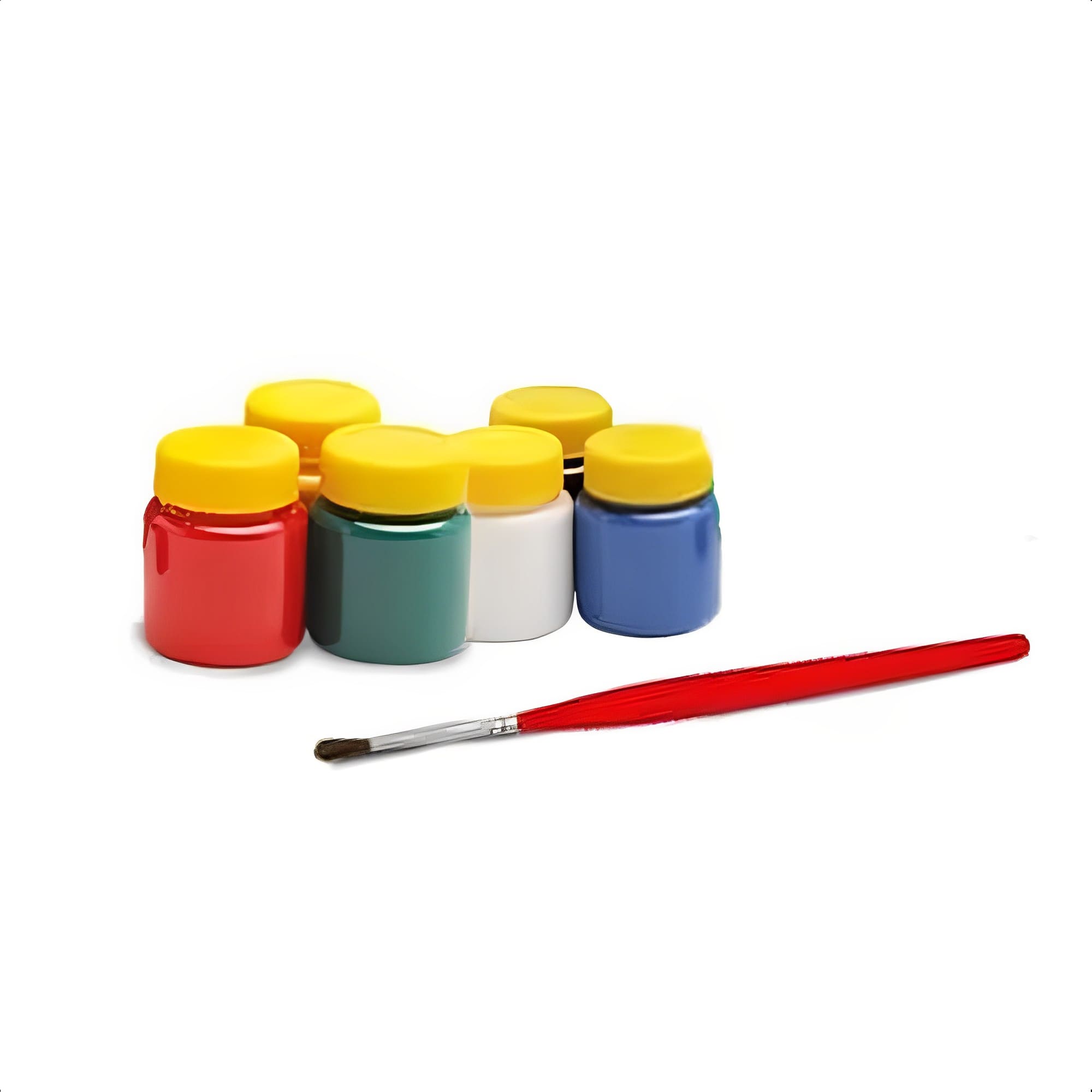 Brinquedo Engenheiro Eco Paint 122 Peças c/ 6 Tintas Guache e 1 Pincel Xalingo - 52780
