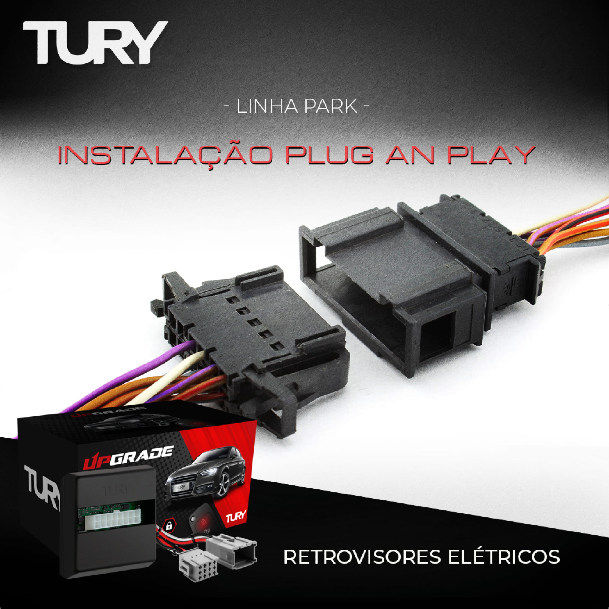 Módulo de Retrovisor Rebatimento S10 / Trailblazer 2012 em Diante Tury PARK2.1J