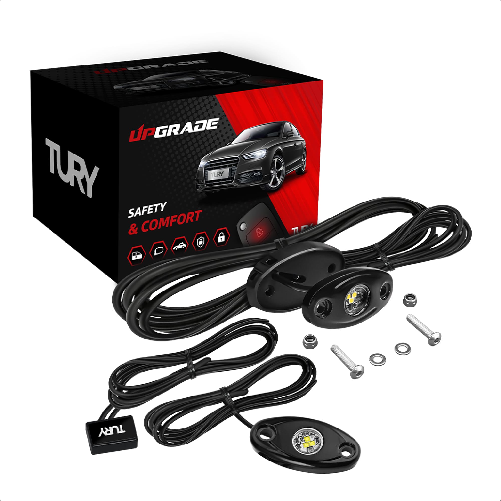 Módulo Para Iluminação De Caçamba C10 C20 D20 TURY AUTO LIGHT PICK-UP