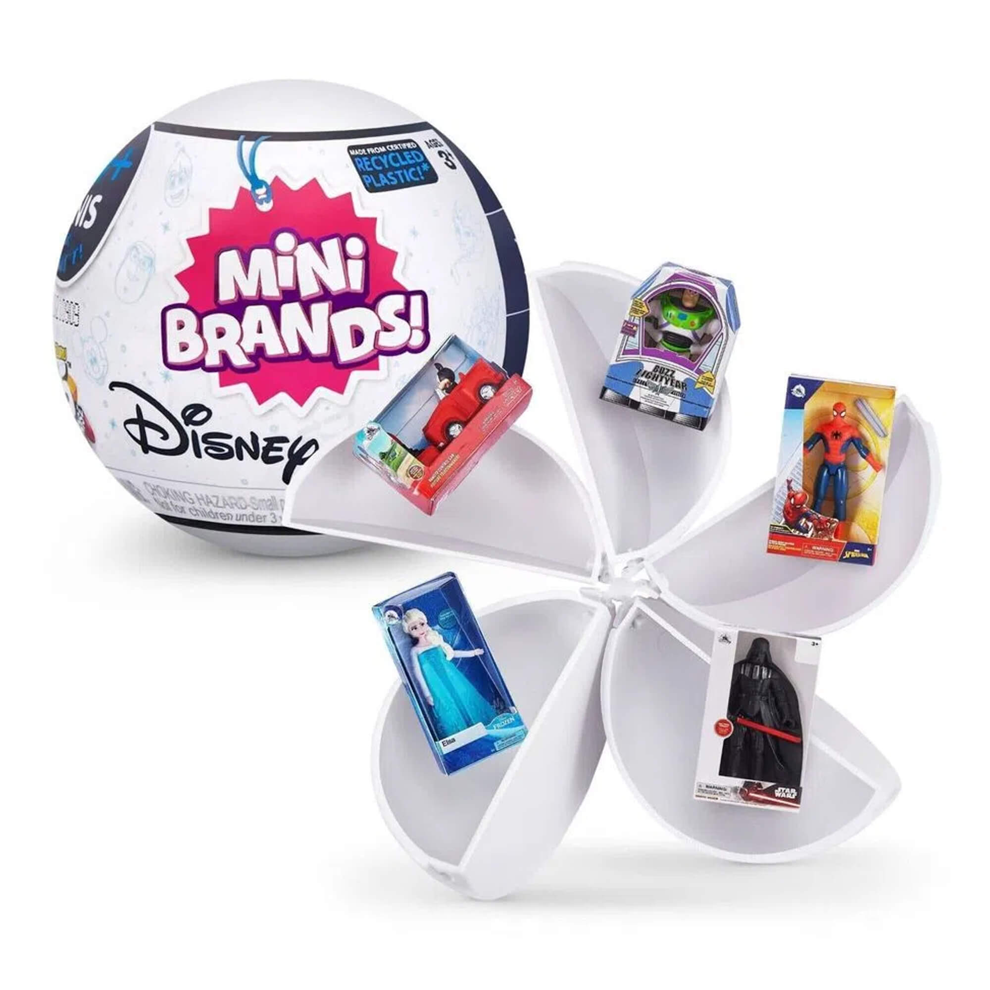 Brinquedo 5 Surprise Mini Brands Disney Store Bolinha Surpresa Unidade Xalingo 54187