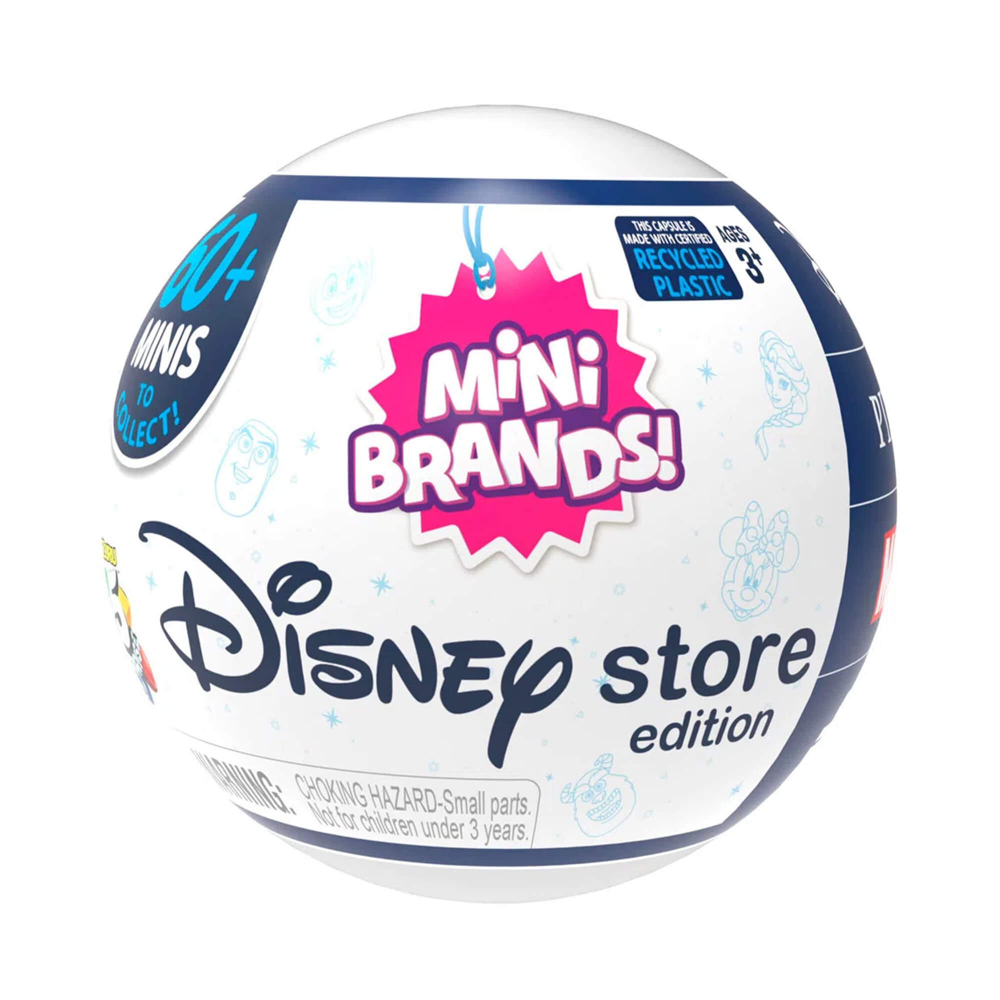 Brinquedo 5 Surprise Mini Brands Disney Store Bolinha Surpresa Unidade Xalingo 54187
