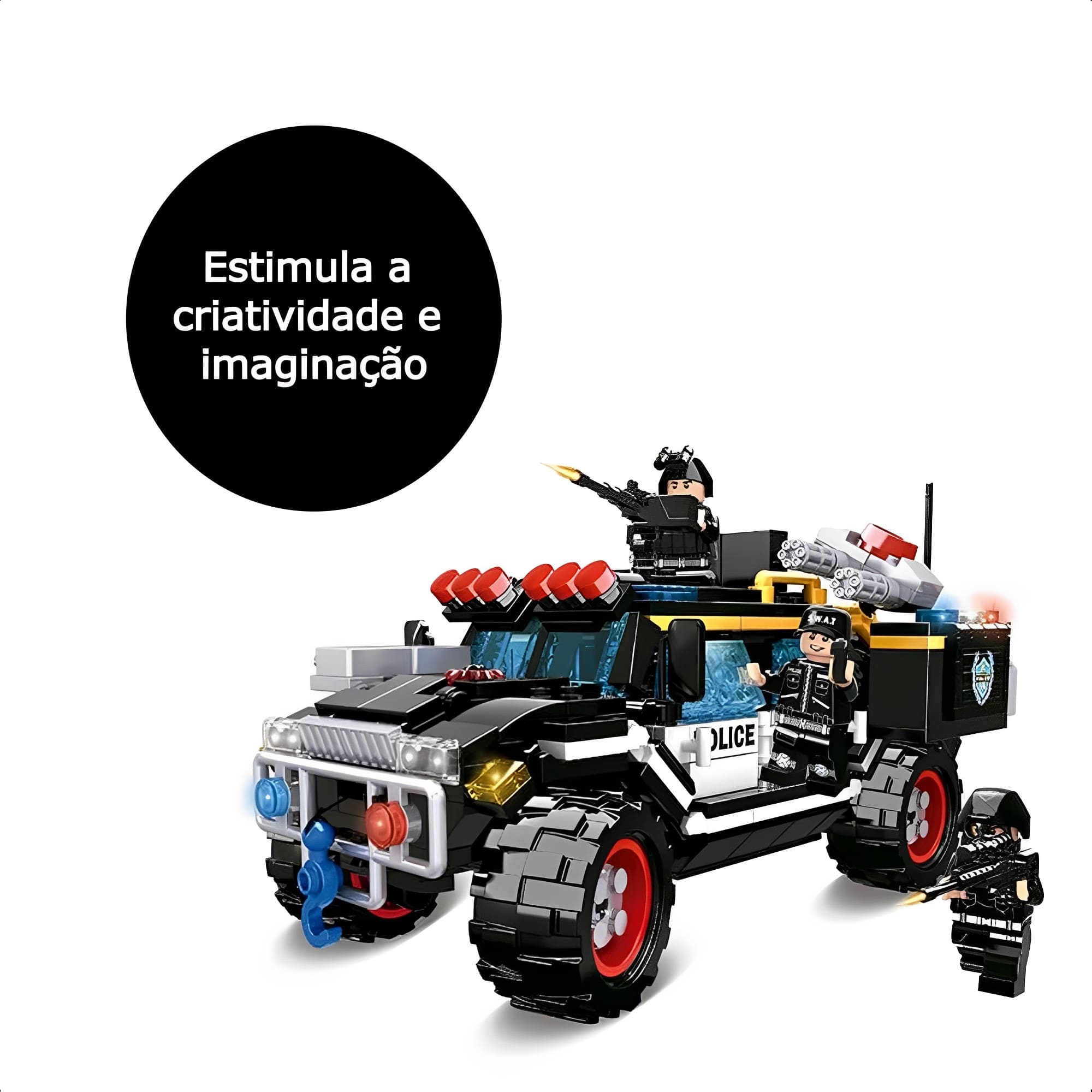 Brinquedo De Encaixe 663 Peças Operações Especiais Central De Apoio Infantil +6 Anos - 28343