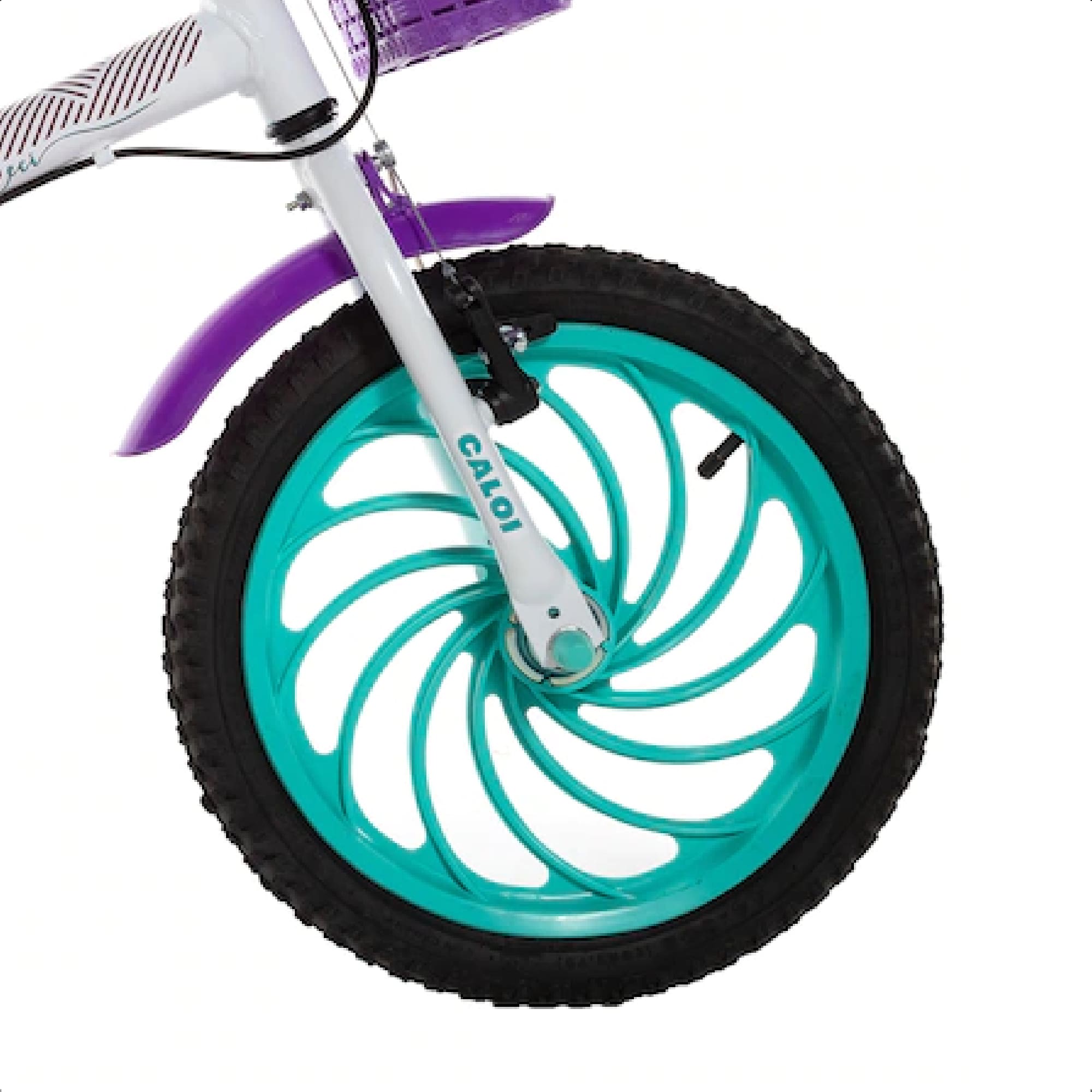 Bicicleta Infantil Aro 16 com Rodinhas Caloi Ceci 1 Marcha Corrente KMC T10R16V1 A22 Multicolorido 004809.19009