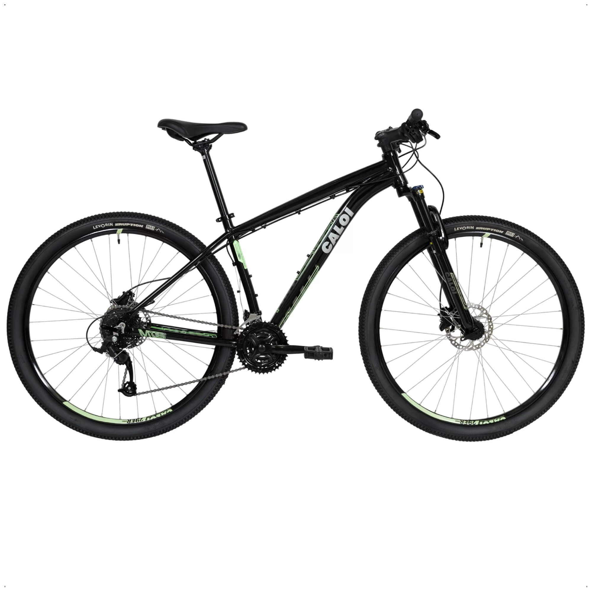 Bicicleta Caloi Aro 29 Flex 21 Marchas 24 velocidades Até 100kg Preto Freios Hidráulicos TMR29V24 004645.19005