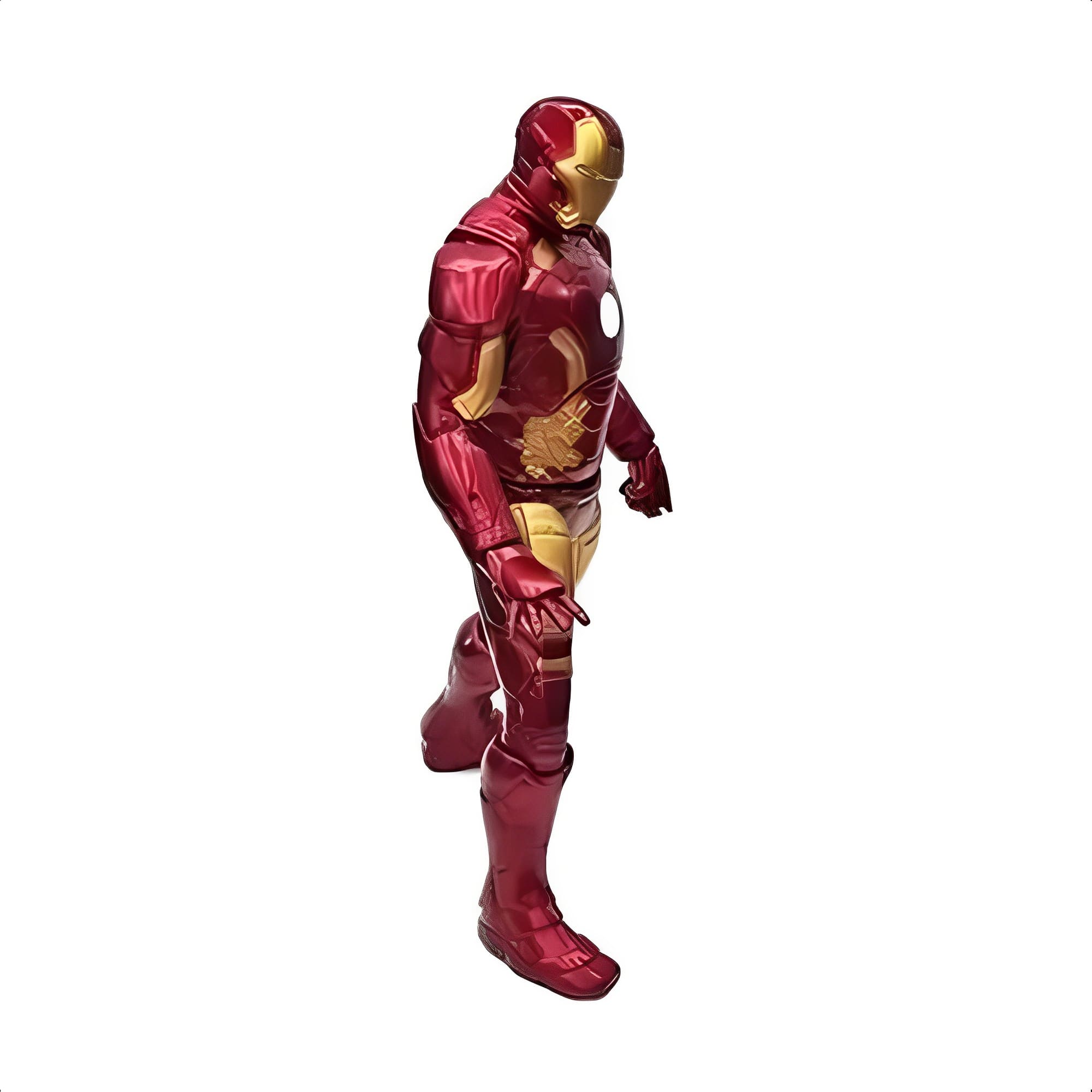 Boneco Homem De Ferro Gigante 45cm Articulado Avengers Revolution Plástico Resistente Mimo - 0515