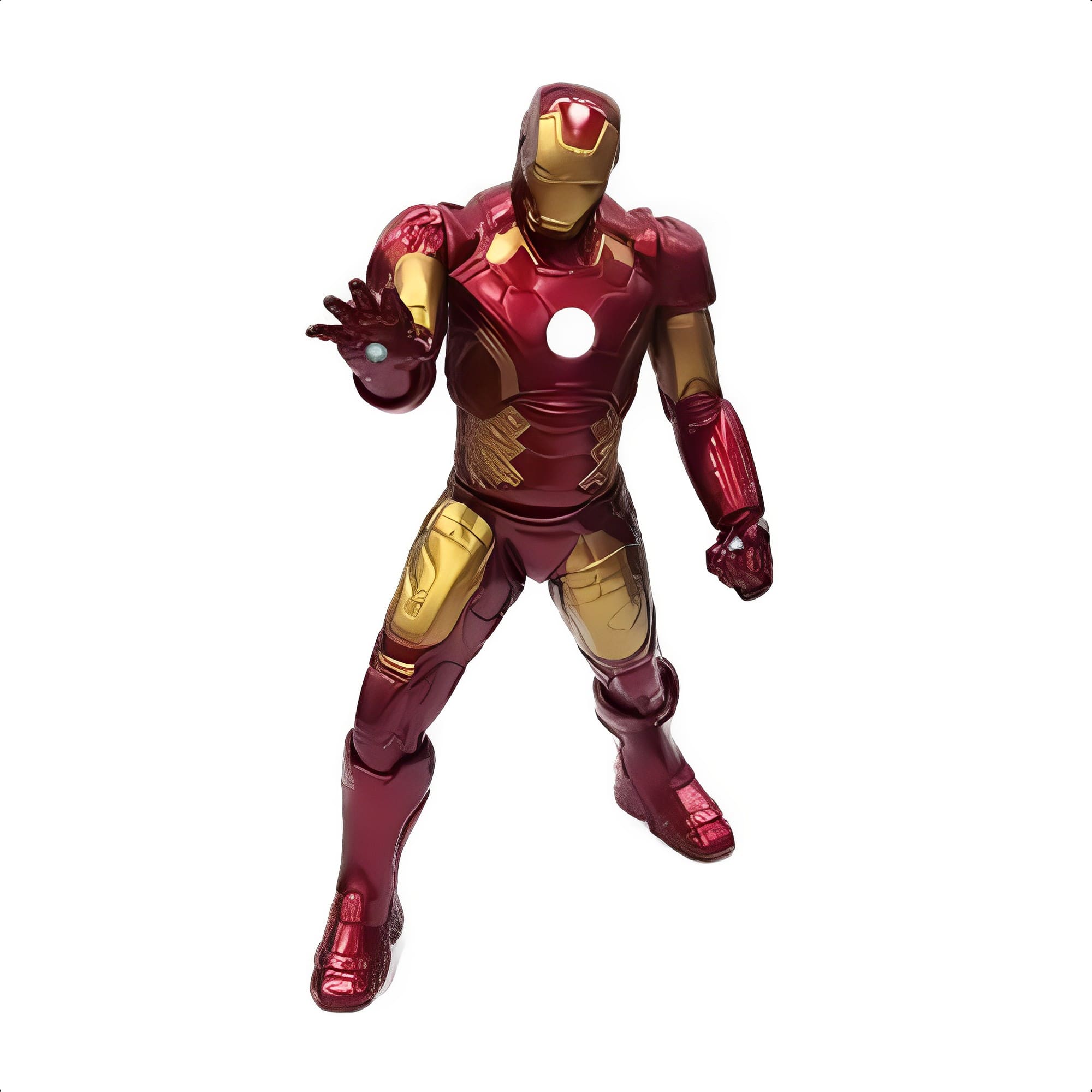 Boneco Homem De Ferro Gigante 45cm Articulado Avengers Revolution Plástico Resistente Mimo - 0515