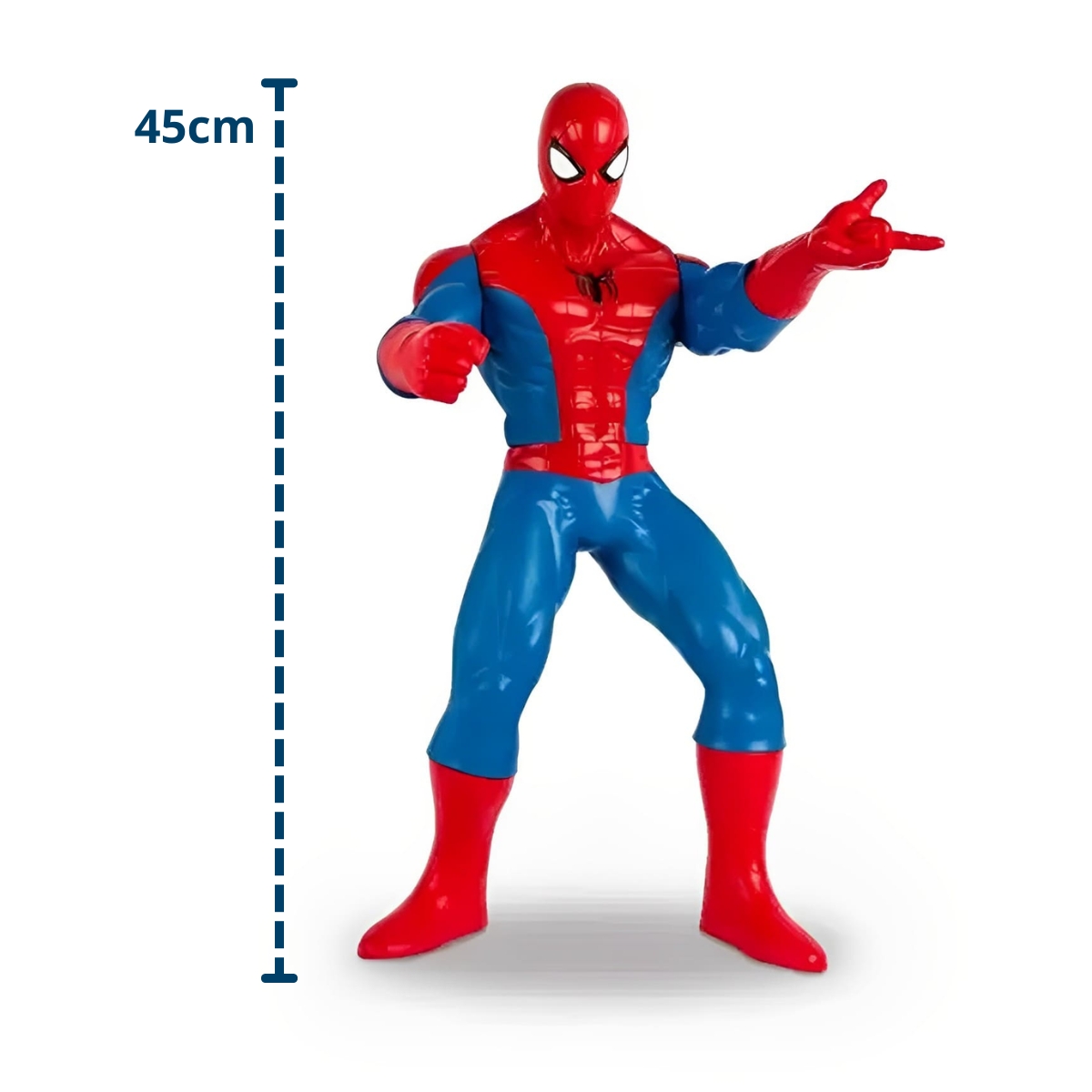 Brinquedo Boneco Homem Aranha 45cm Articulado Revolution Material Resistente Mimo Toys - 0520