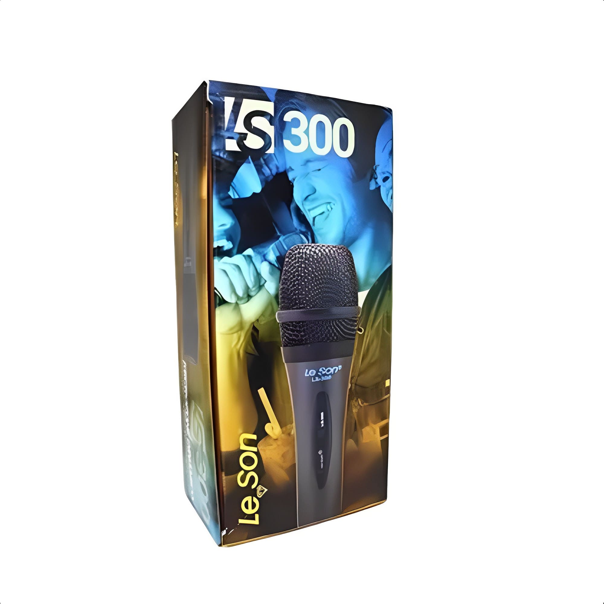 Microfone Profissional LS-300 Cardioide c/ Cabo de 3m Dinâmico 600 Ohms 70 a 12KHz Leson - 2AM002082