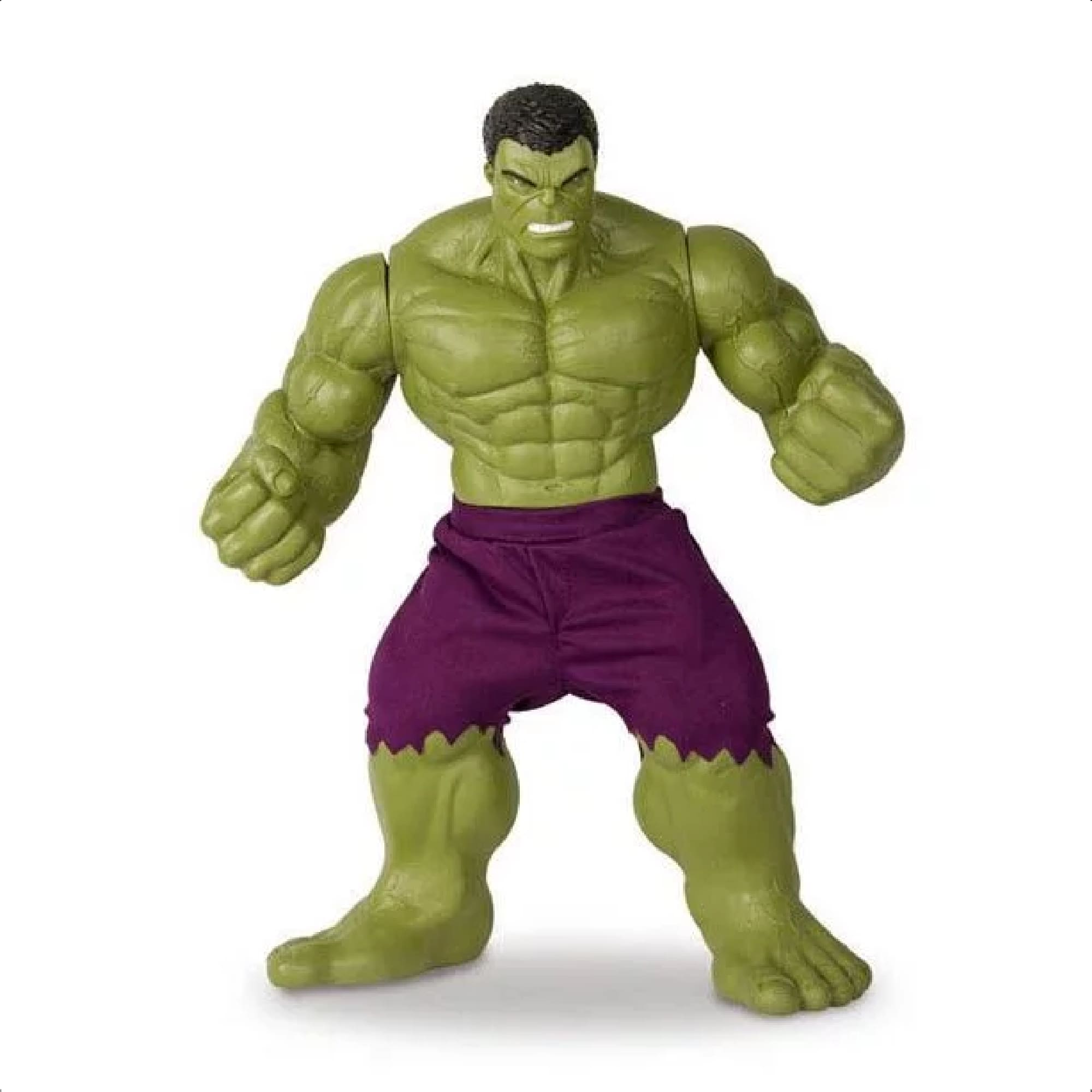 COMP Kit Boneco Colecionável Hulk Verde Gigante Mimo Toys + Hulk Vermelho Revolution Gigante