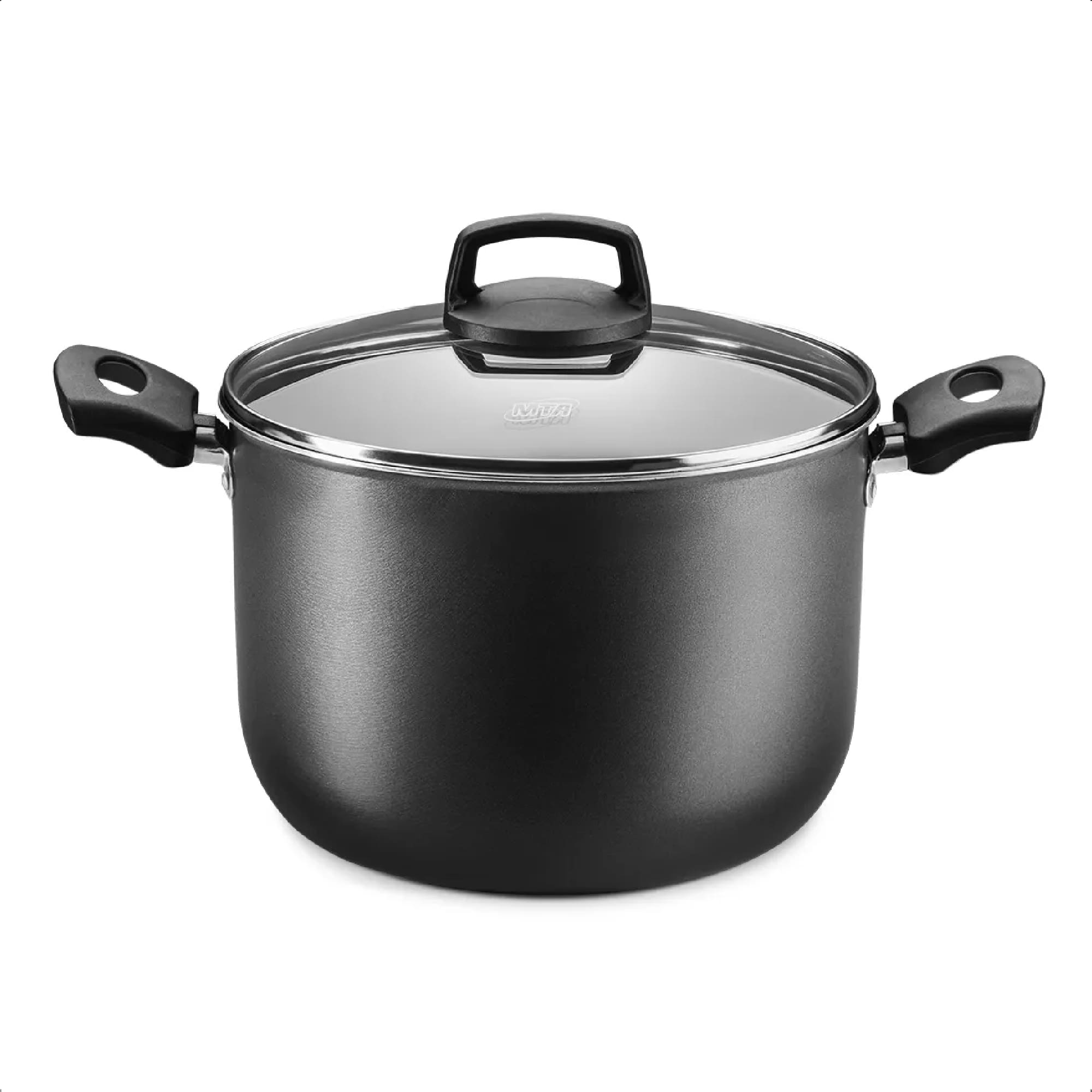 Caldeirão Antiaderente 5,5L Tampa Temperado com Alças 22cm x 14,5cm Alumínio Grafite - MTA 8868