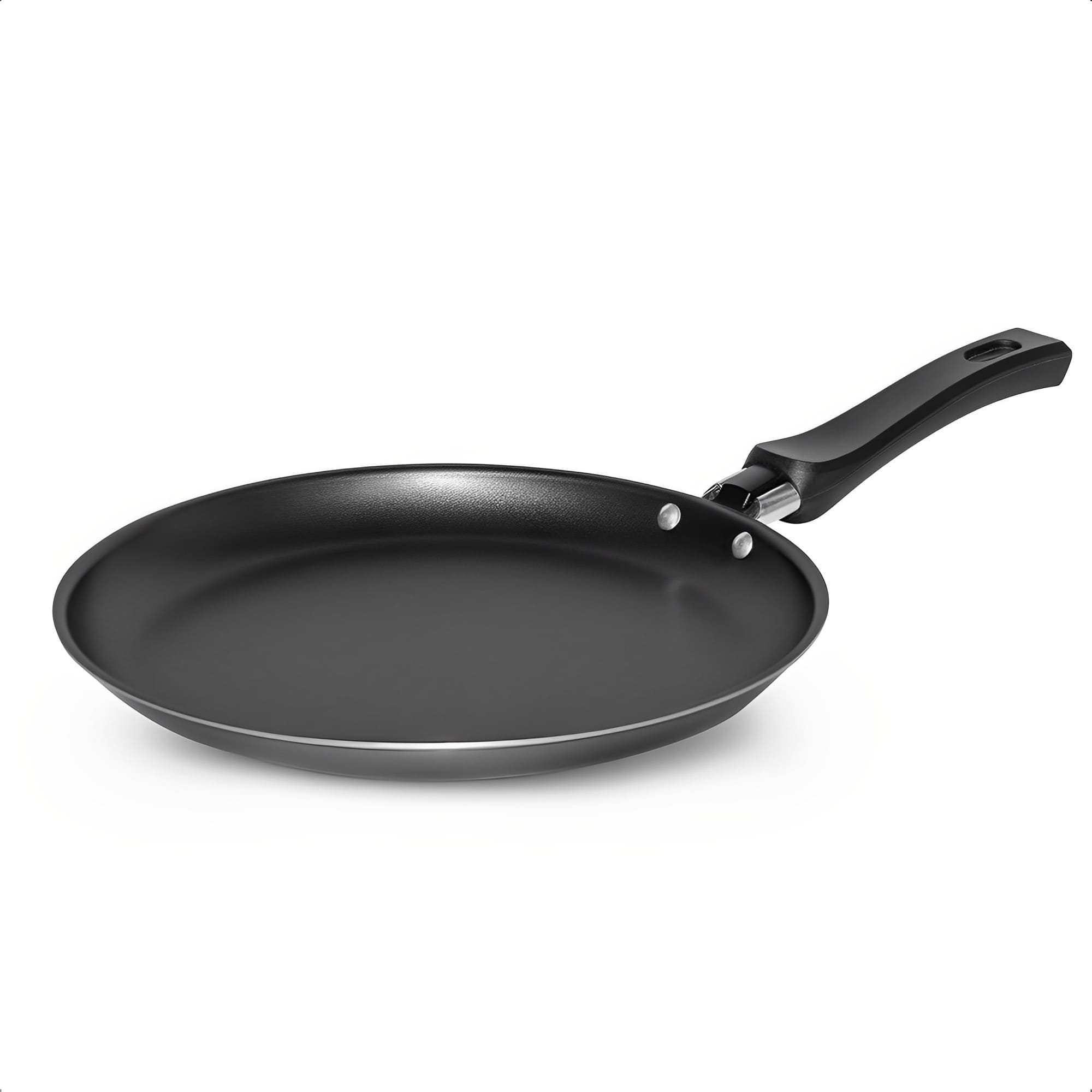 Tapioqueira e Panquequeira Antiaderente 22cm com Cabo de Baquelite Antitérmico Grafite MTA - 352