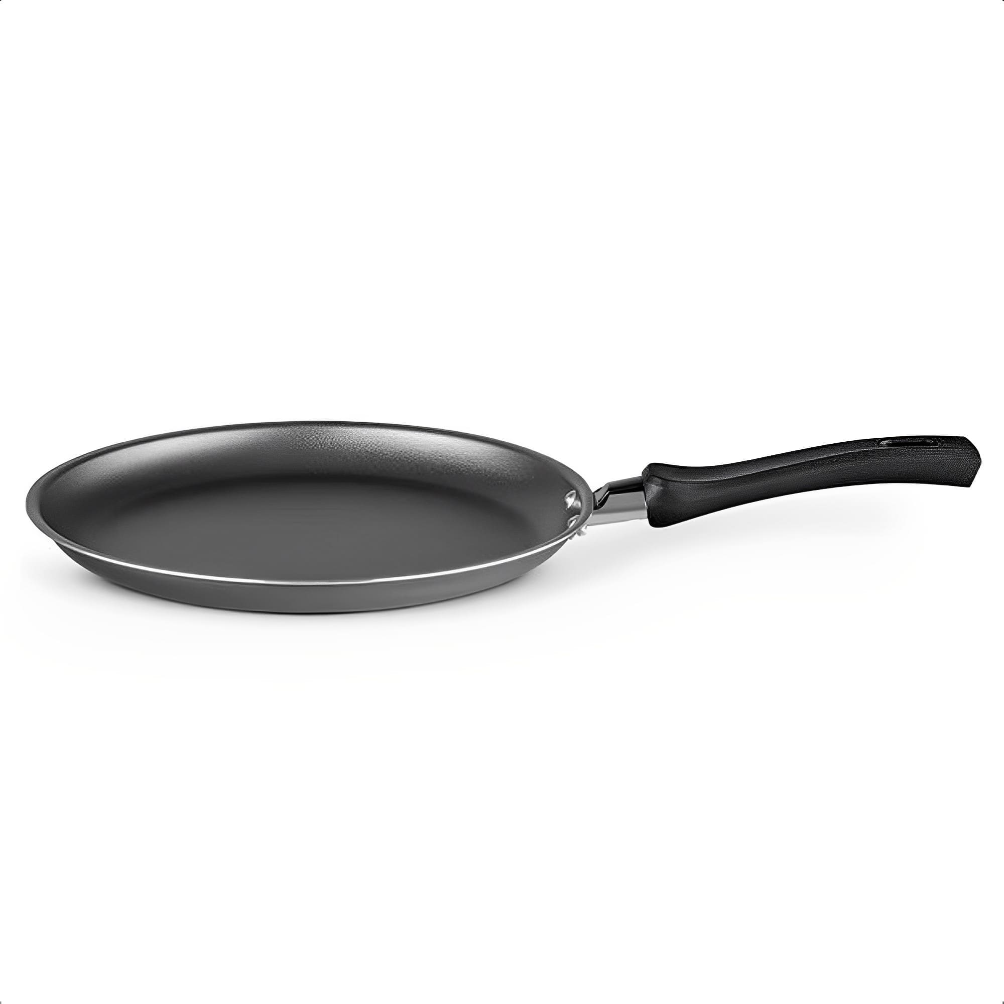 Tapioqueira e Panquequeira Antiaderente 22cm com Cabo de Baquelite Antitérmico Grafite MTA - 352