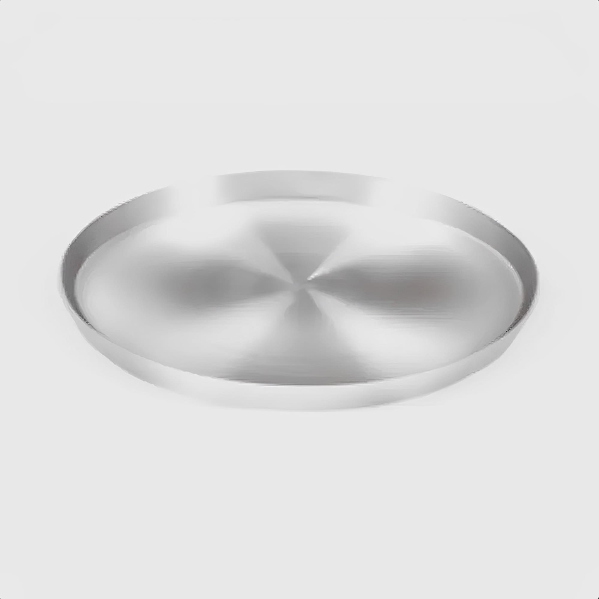 Forma de Pizza Lisa 1,5L 35cm Alumínio Cristal Mais Sabor Crocância N35 Cozinha MTA - 125