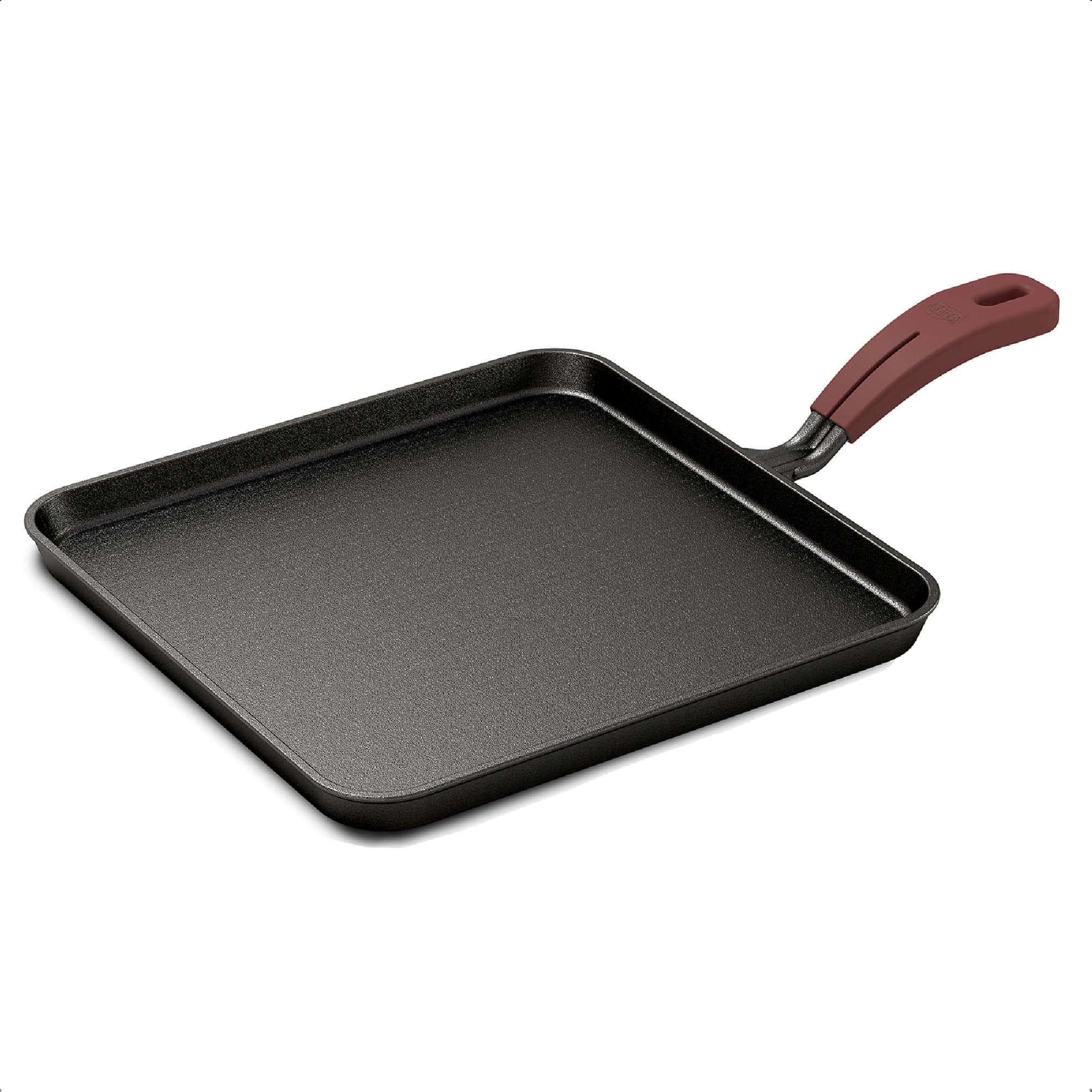 Chapa Lisa de Ferro Fundido para Forno Fogão Churrasqueira Capacidade 1,2L 26x26cm MTA - 8379