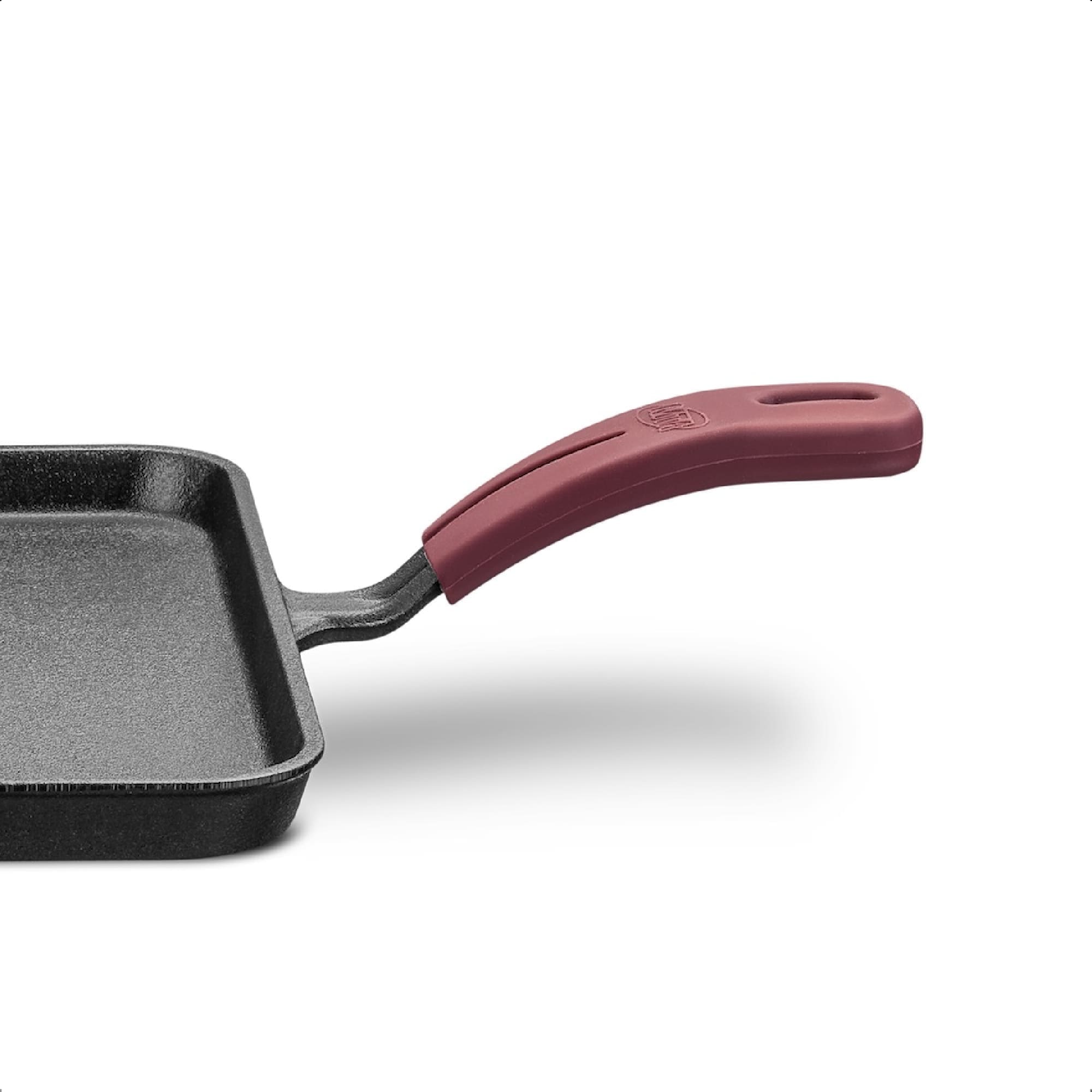 Chapa Lisa de Ferro Fundido para Forno Fogão Churrasqueira Capacidade 1,2L 26x26cm MTA - 8379