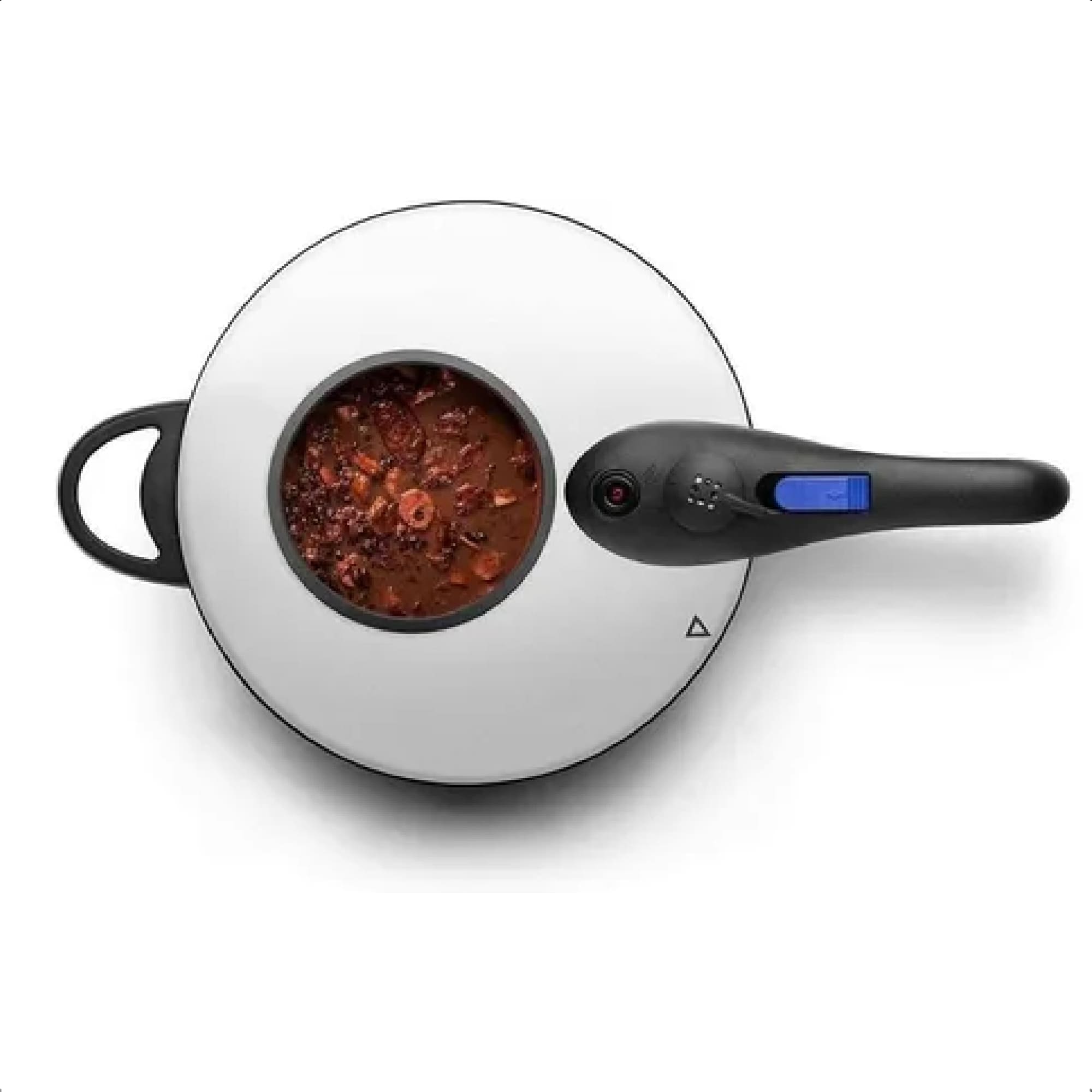 Panela de Pressão 6L 22cm Inox Visor Cozimento Rápido Trava de Segurança Fundo Triplo MTA - 6020