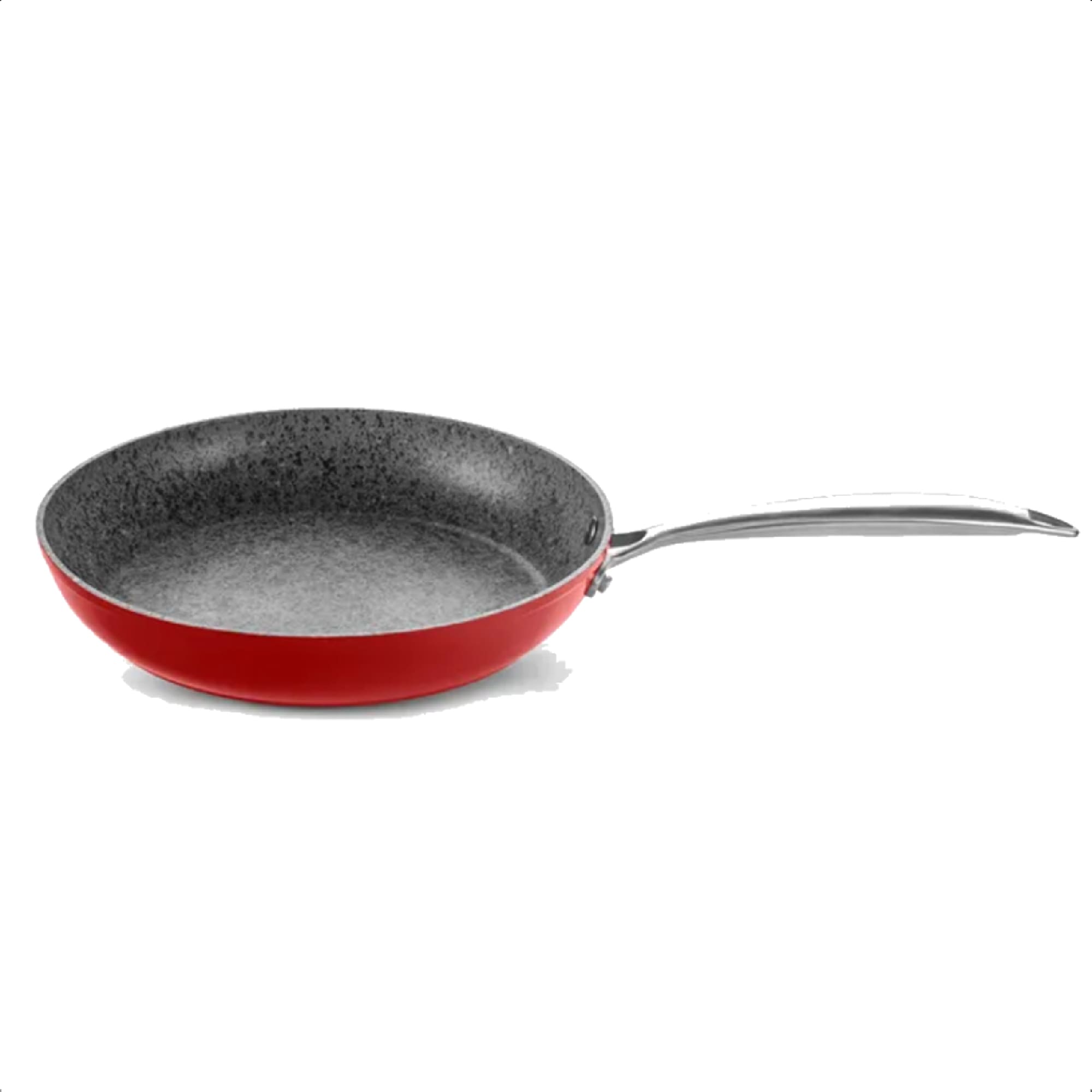 Jogo de Panelas 4 Peças Vermelho Granito Stoneflon Alumínio Aço Inox Silicone MTA - 8435