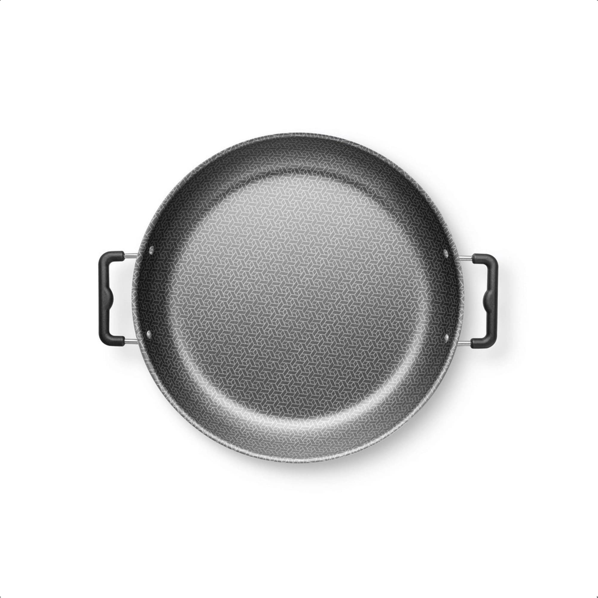 Panela Supra Paellera 4,6 Litros 36cm Antiaderente Grafite Sem Tampa Superflon Ultra Cozinha MTA 982