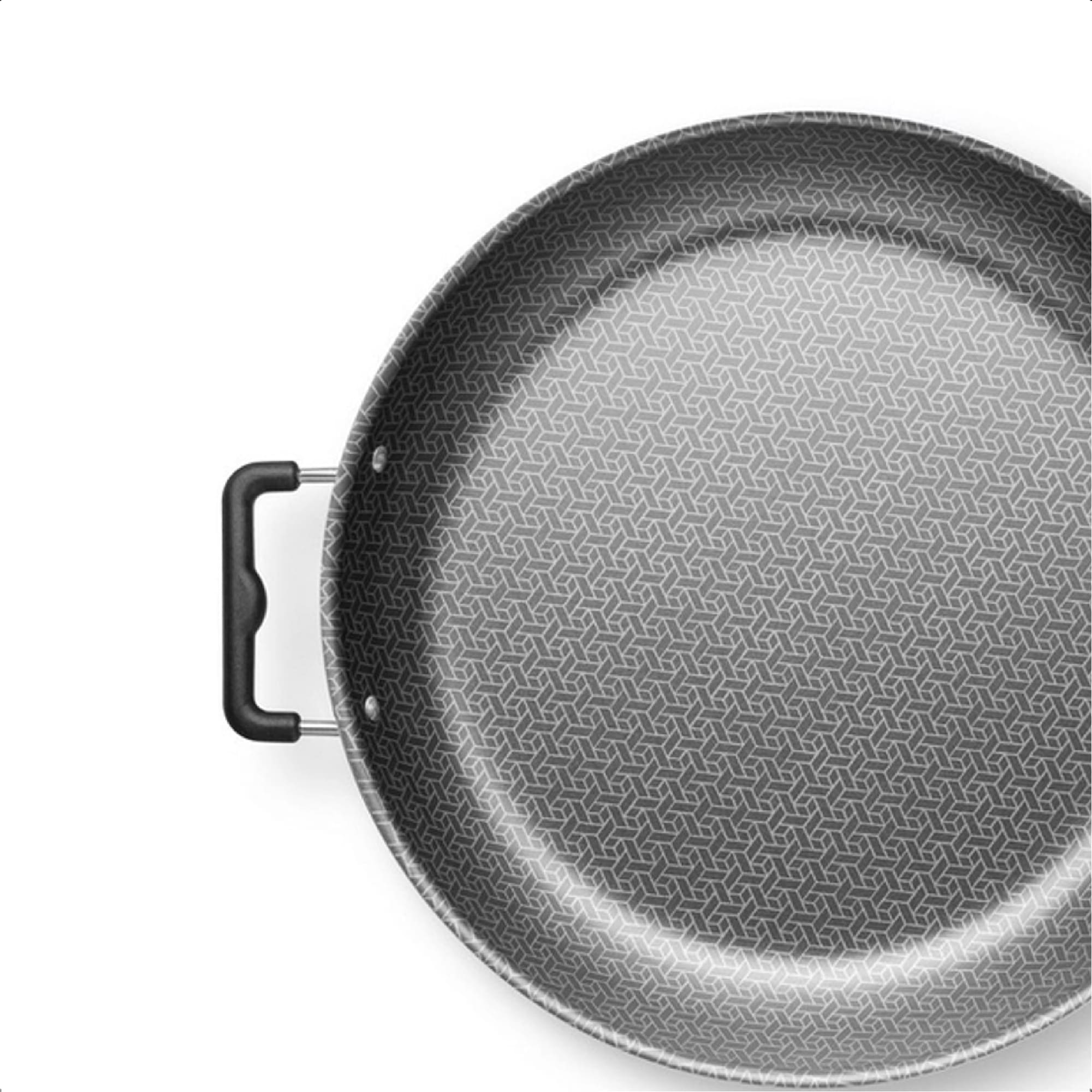 Panela Supra Paellera 4,6 Litros 36cm Antiaderente Grafite Sem Tampa Superflon Ultra Cozinha MTA 982