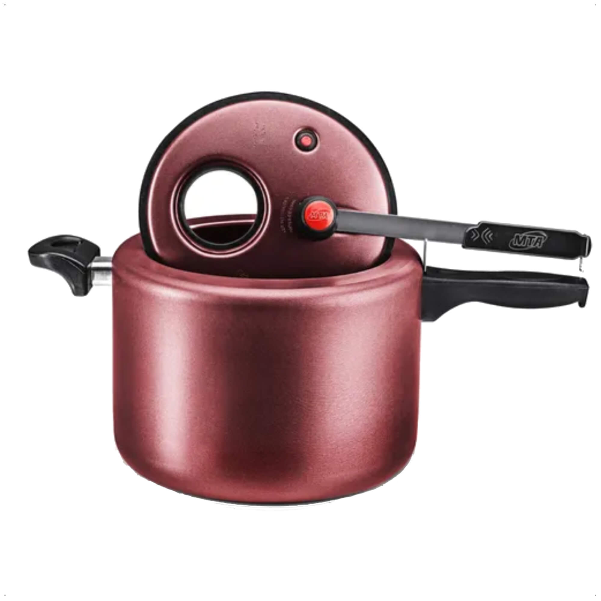 COMP Kit Panela de Pressão 4,5L Cereja MTA + Pipoqueira Cereja Antiaderente