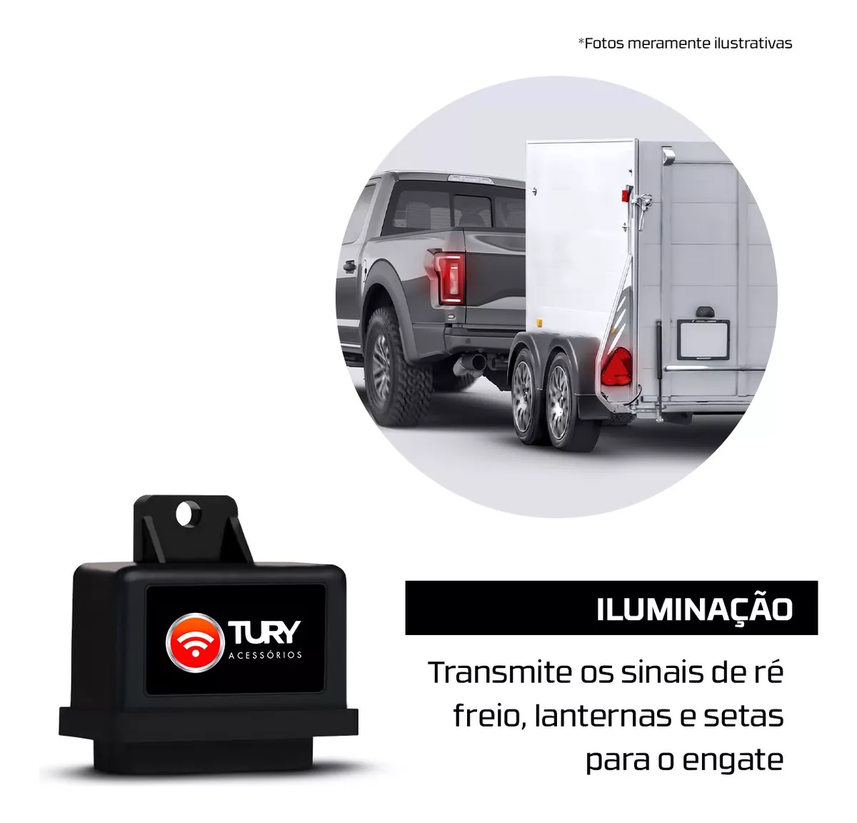 Módulo de Proteção Elétrica para engates Commander 2022 em diante Tury - CONNECT1CX
