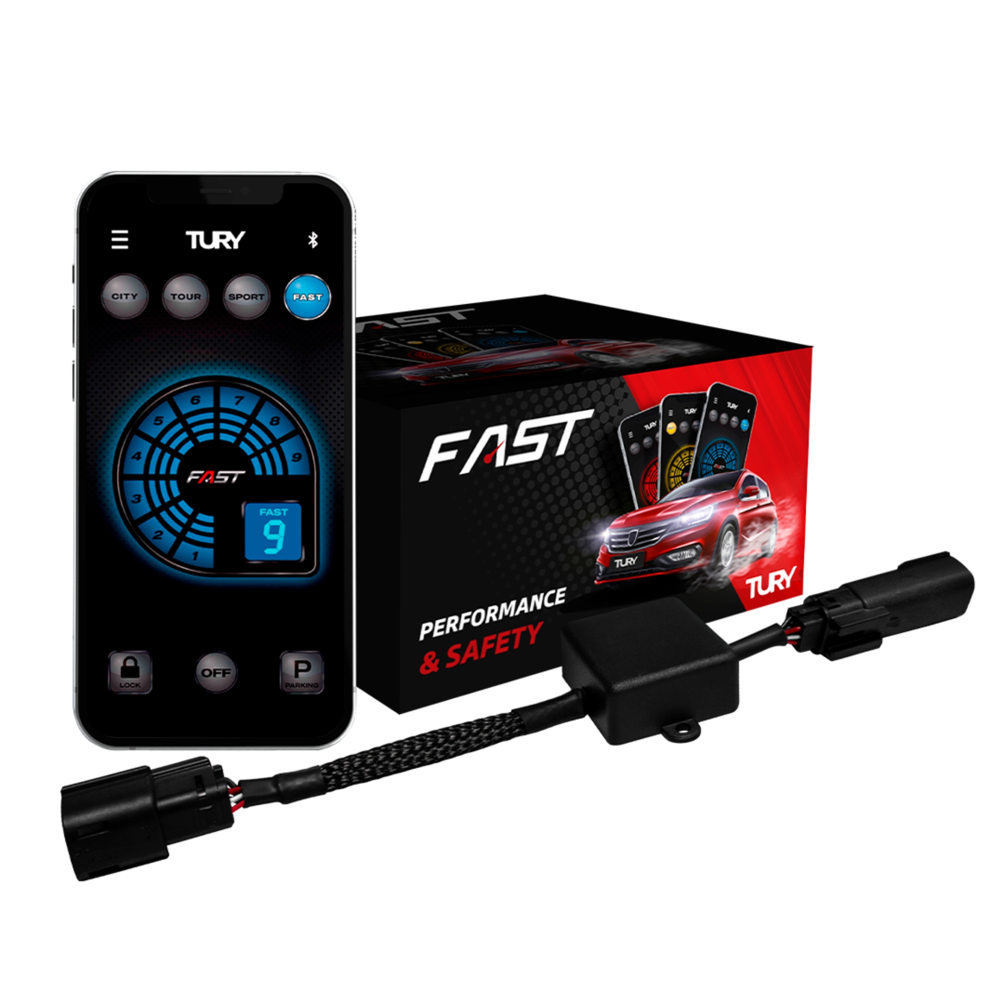 Módulo de Potência para Motos Softail Slim/Electra Glide/Road Glide/King/Street Tury-FAST_IP_3.3H