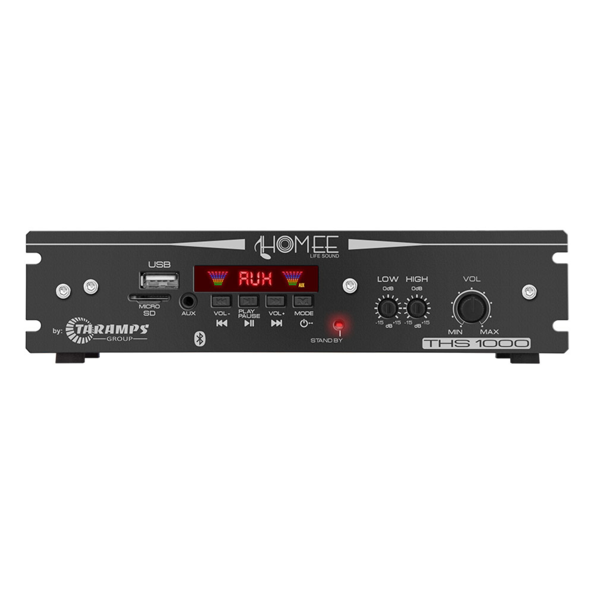 Amplificador Receiver 100W RMS Som Ambiente USB RCA Classe D Bivolt Ths-1000 Taramps - 901338