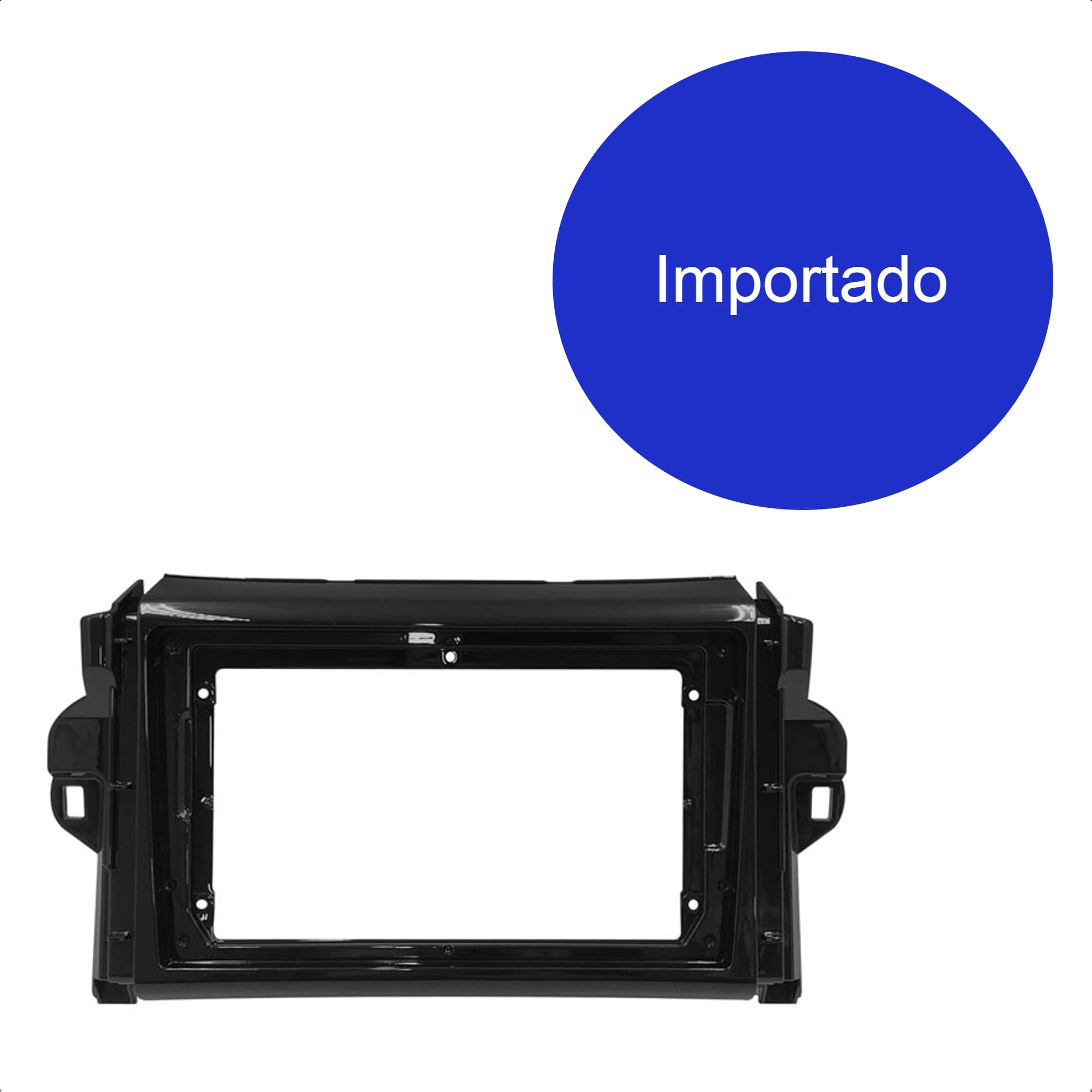 Moldura 9 Polegadas Black Piano Hilux SW4 2013 / 2014 / 2015 / 2016 / 2017 / 2018/2019/2020  Expex - EPX9TO004