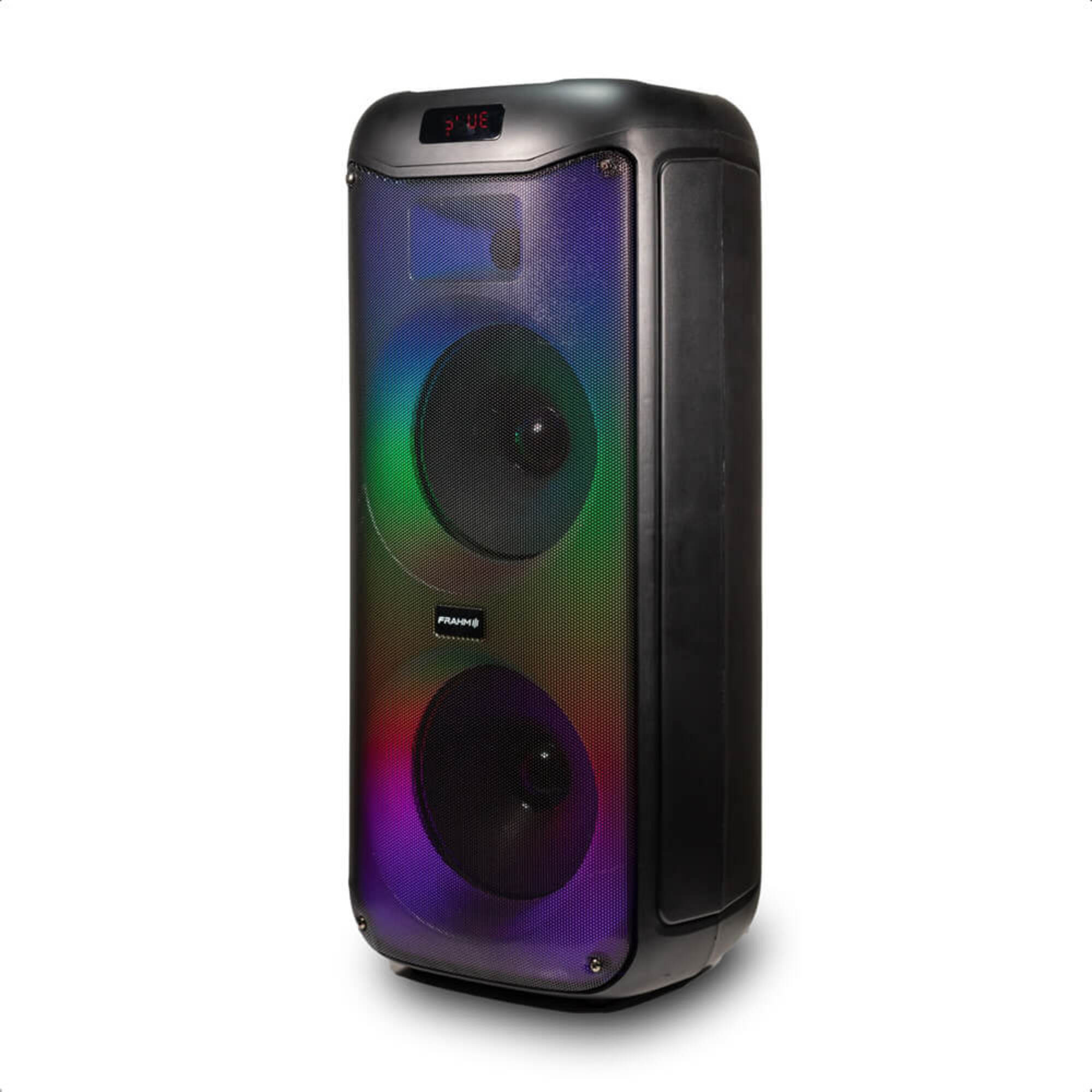 Caixa De Som Multiuso Lumi Tower 900W Alto-Falantes 8 Pol Bluetooth USB P10 Frahm - LT 900ca