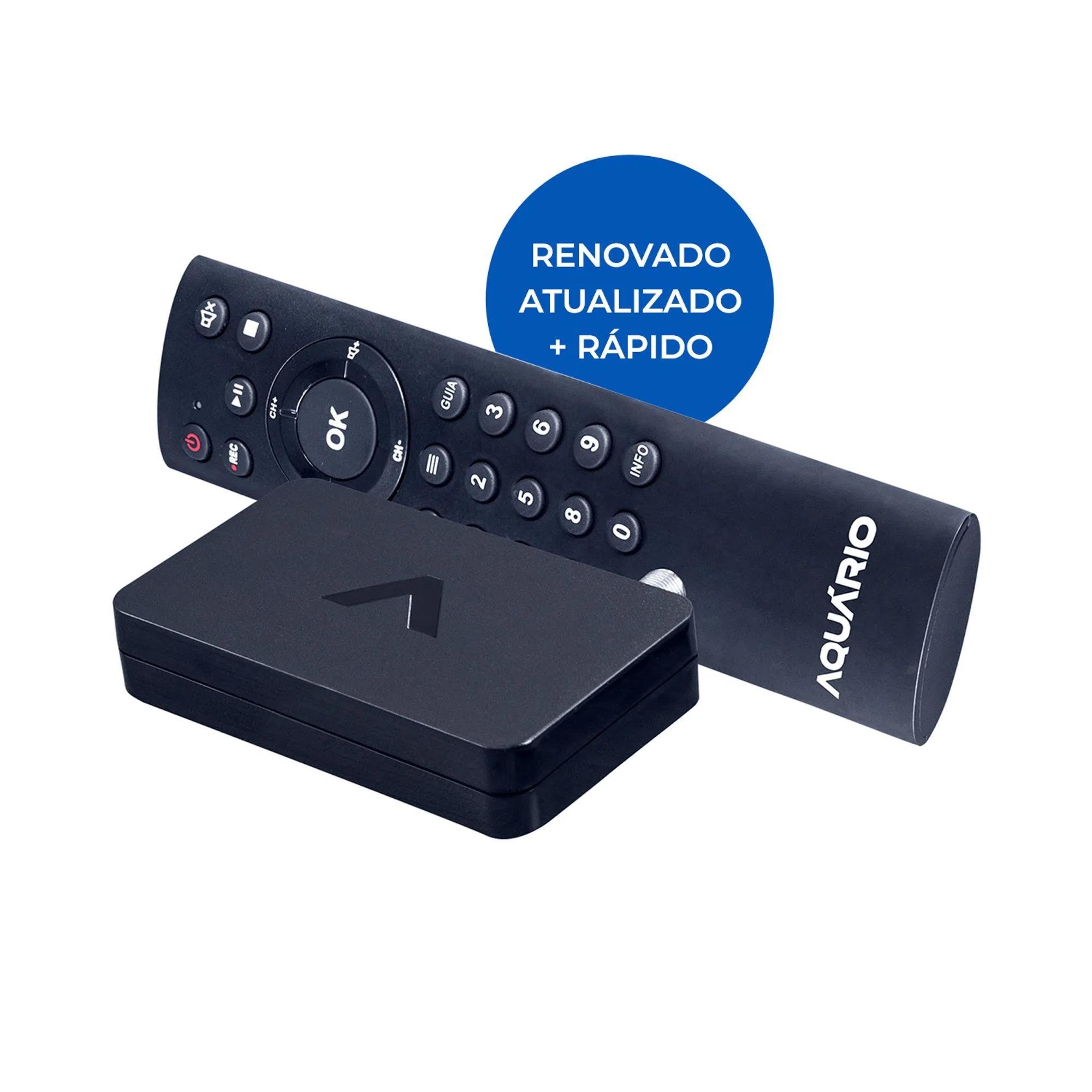 Conversor e Gravador digital Full HD Preto AQUARIO - DTV-9000