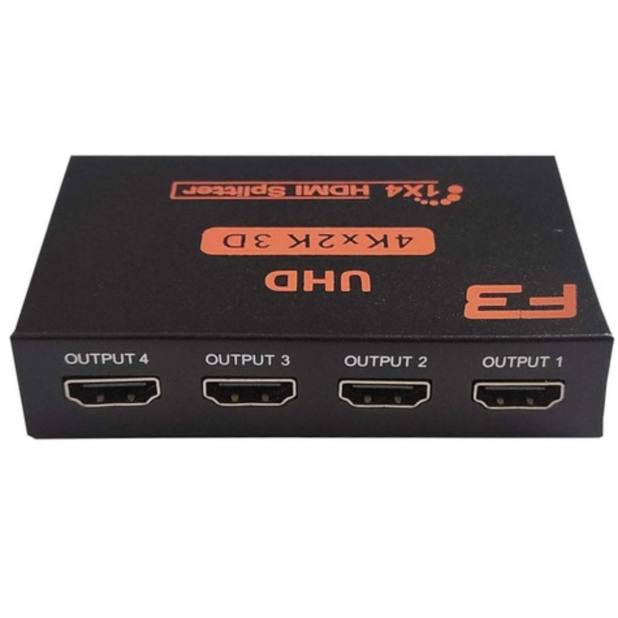 Splitter HDMI 4 Portas 4K UHD com Fonte de Alimentação JC-SPHMI F3 - 473