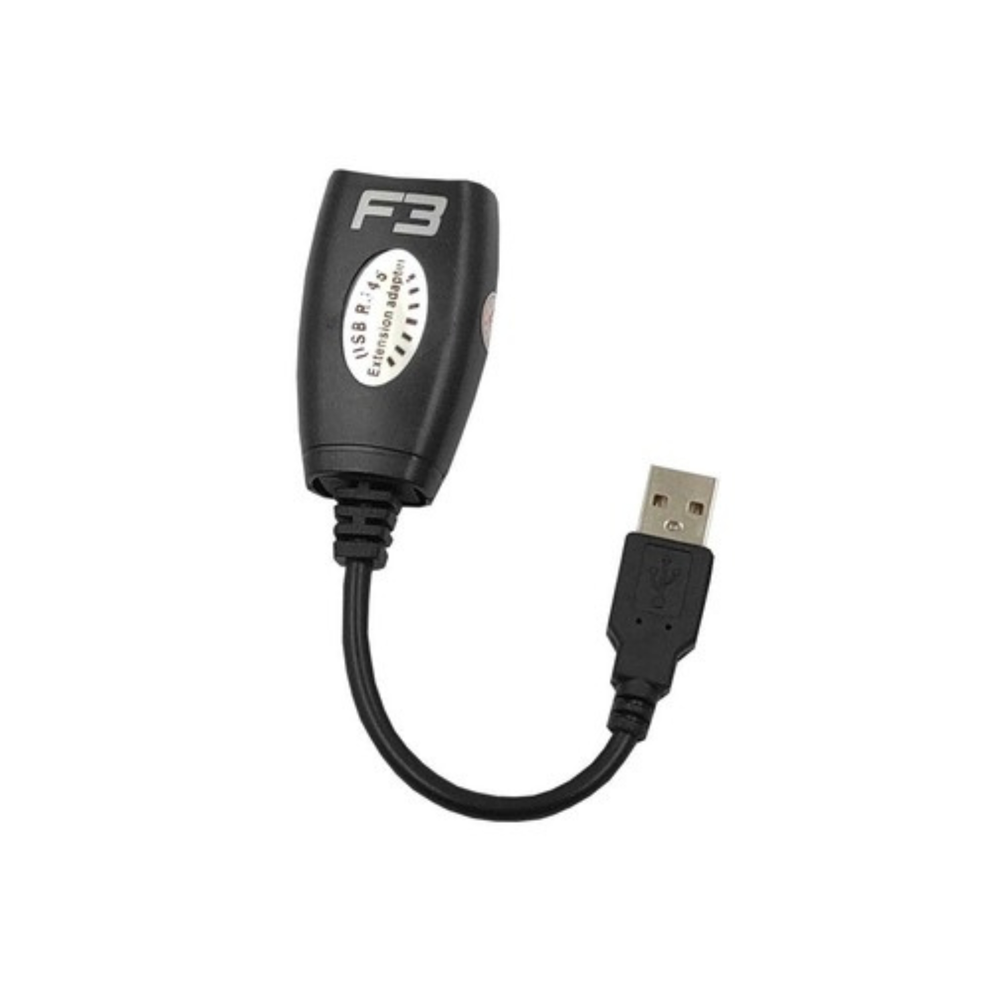 Cabo extensor USB via cabo de rede até 45 metros, impressoras, webcams, teclados, mouses F3 - 814