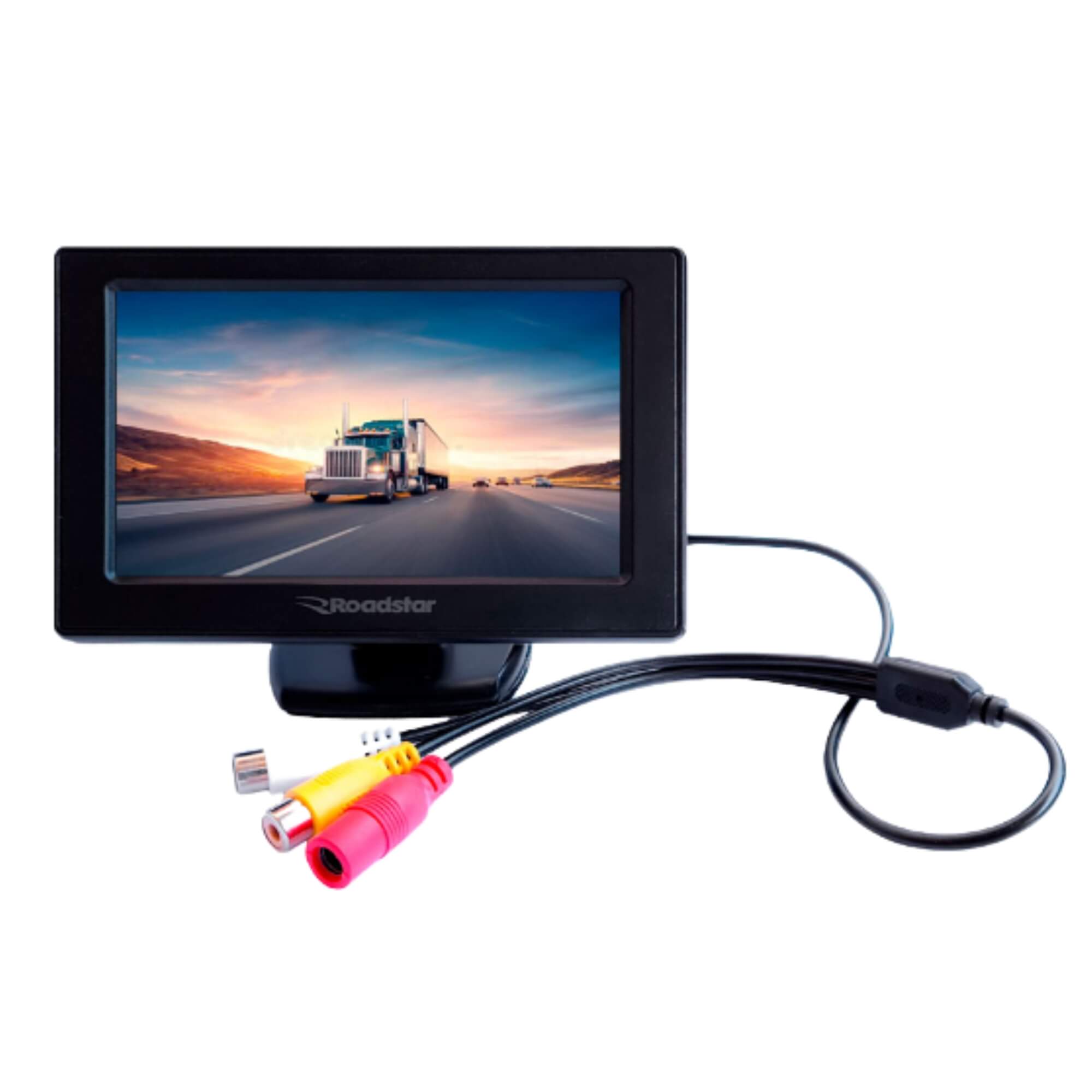 Monitor Veicular TFT para Caminhão, Ônibus, Vans, Micro-ônibus 4.3 Polegadas 24V - RS-424BR PLUS