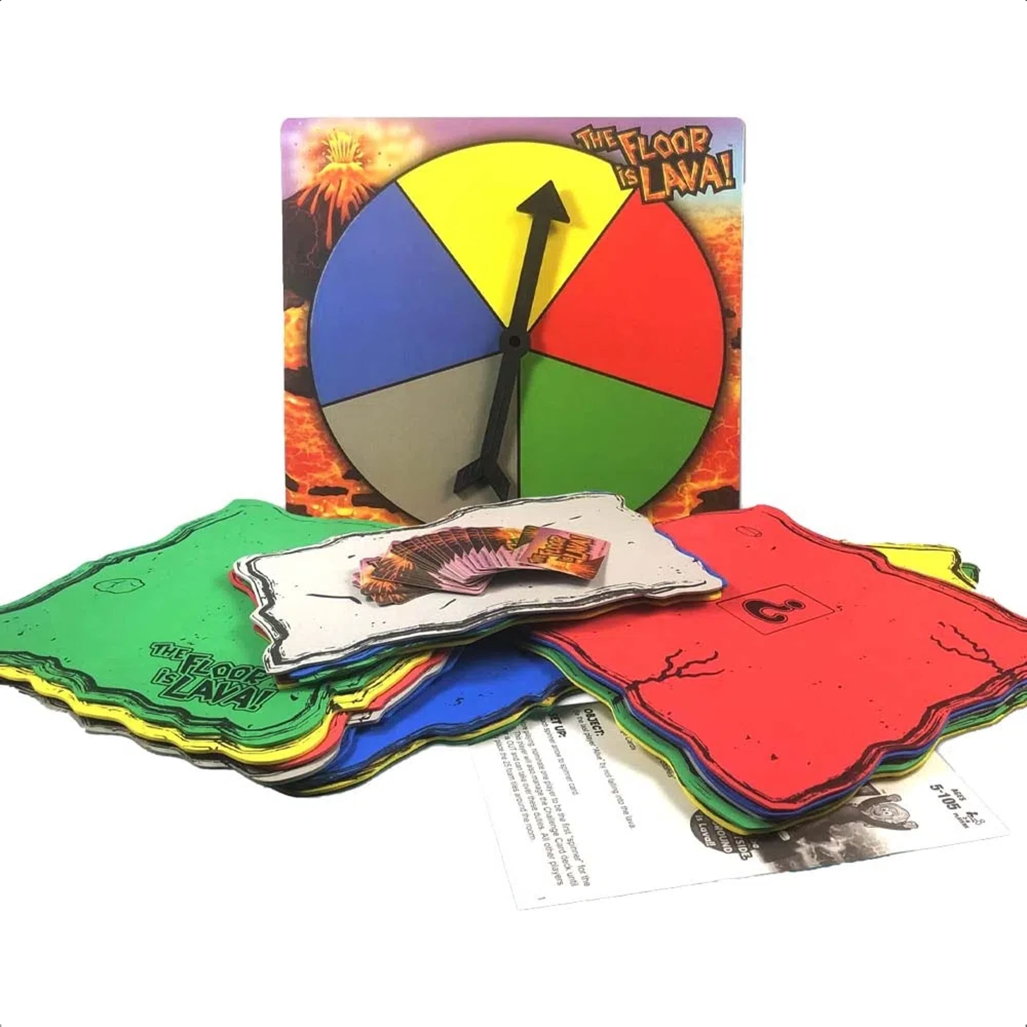 Jogo Chão É Lava Não Pise No Chão +3 Anos Brinquedo Lazer Multikids - BR1773