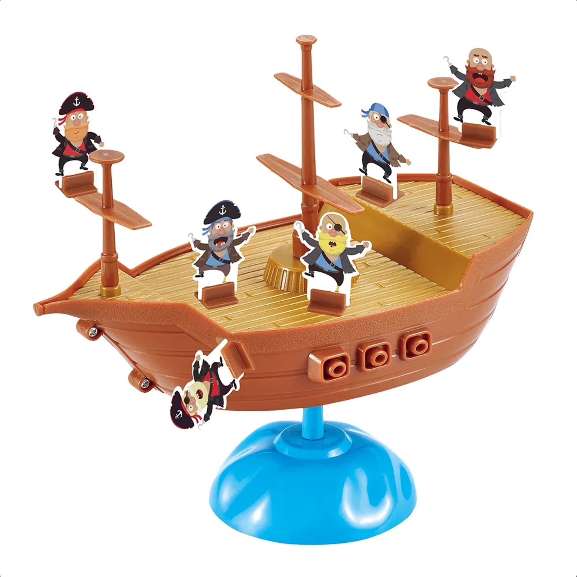 Jogo Equilibra Pirata Estratégia Equilíbrio e Concentração +5 Anos Multikids - BR1777