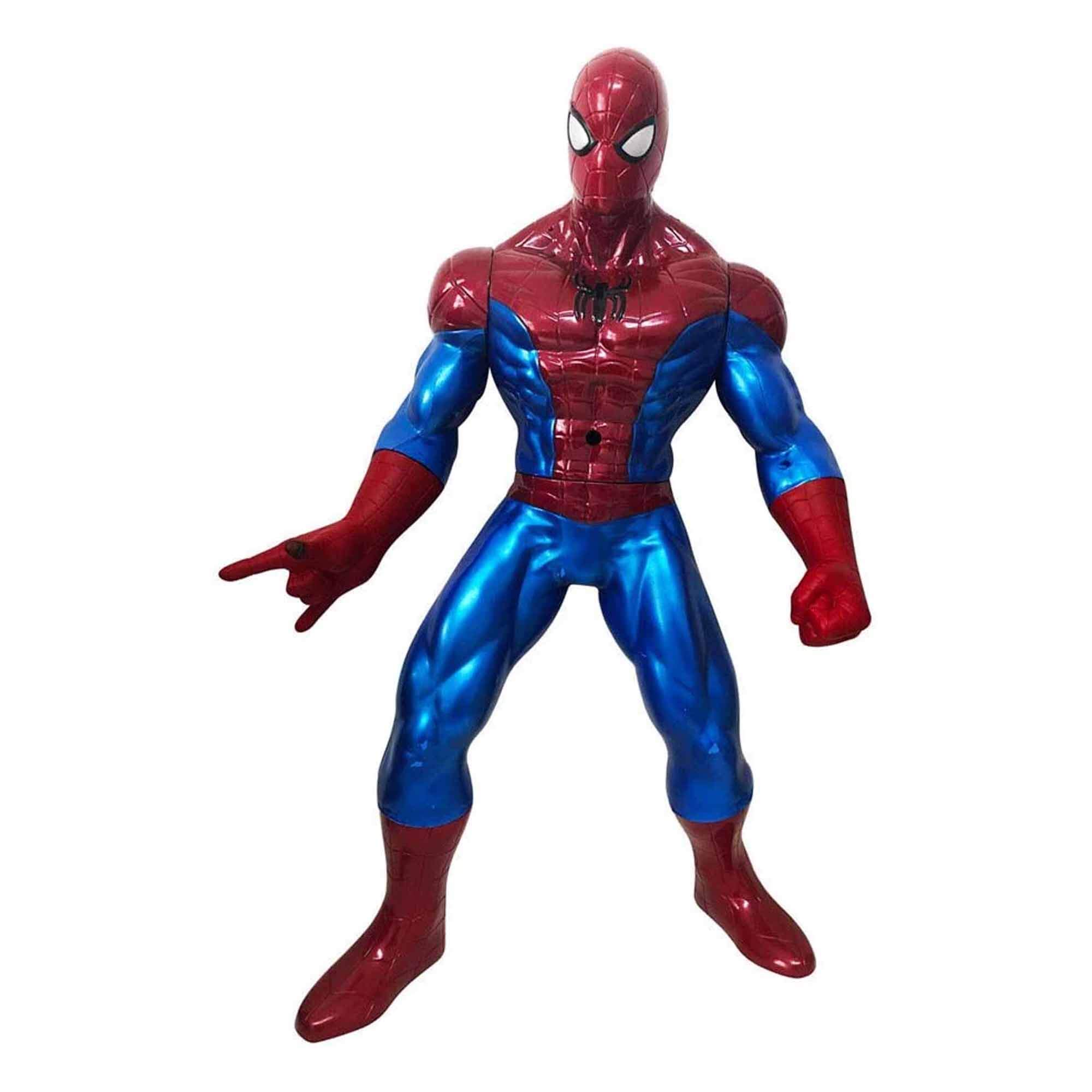 Boneco Homem Aranha 20 Frases Super Herói Spider Man Marvel Divertido 56cm +3 anos Mimo Toys - 0580