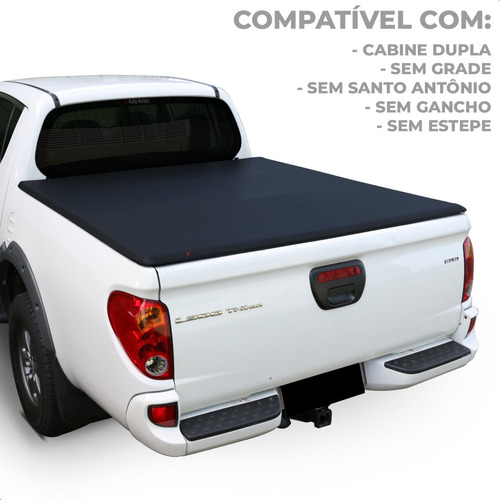 Capota Marítima Flash L200 Triton 2012 A 2020 Cabine Reta Xb Gl Gls Glx SL170F Slim