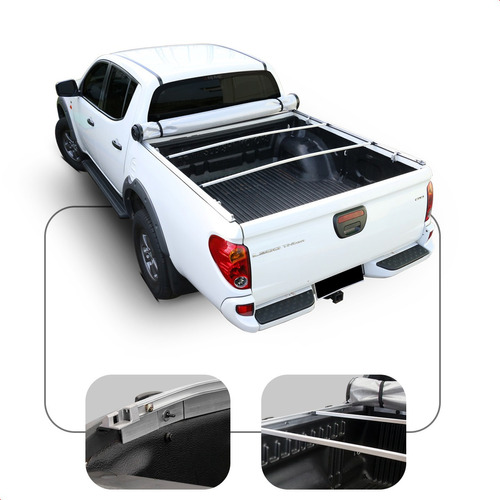 Capota Marítima Flash L200 Triton 2012 A 2020 Cabine Reta Xb Gl Gls Glx SL170F Slim