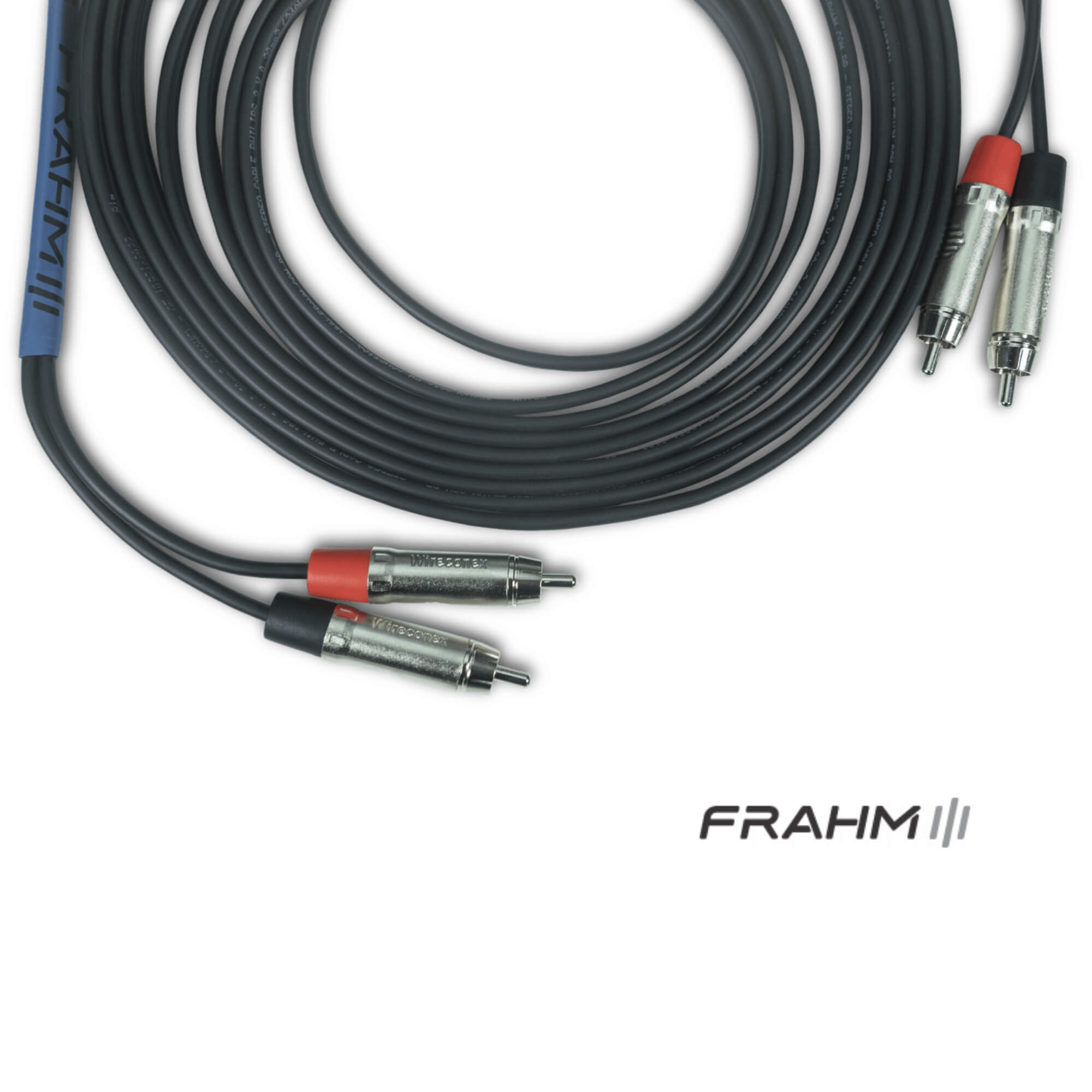 Cabo RCA 2 Metros Blindado Alta Qualidade Isenção de Ruído para Subwoofer Frahm - 32285